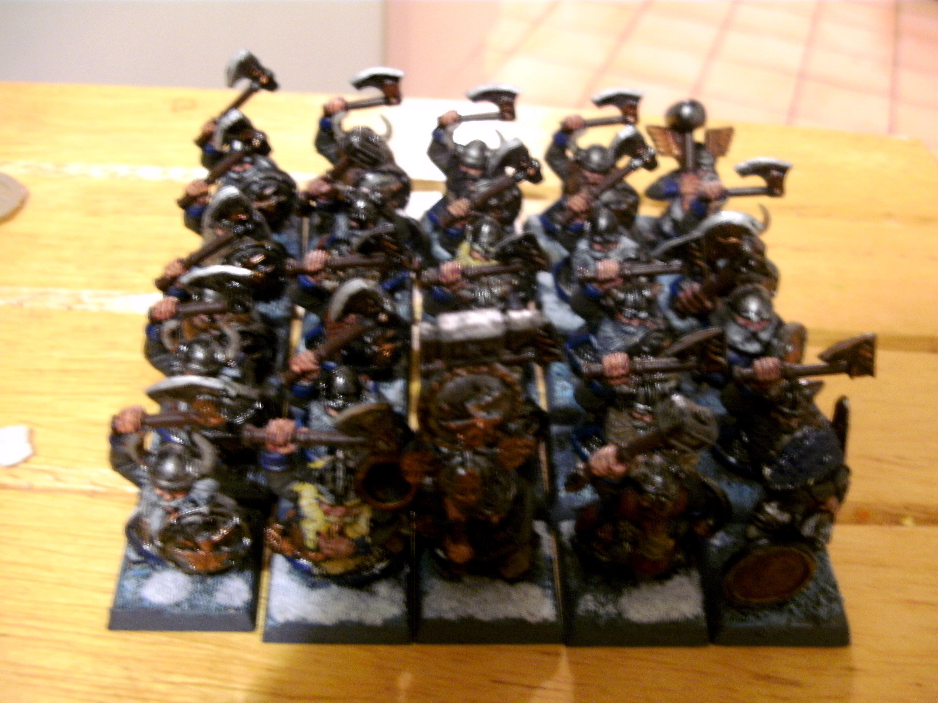 Dwarves, Wfb, Warriors from above