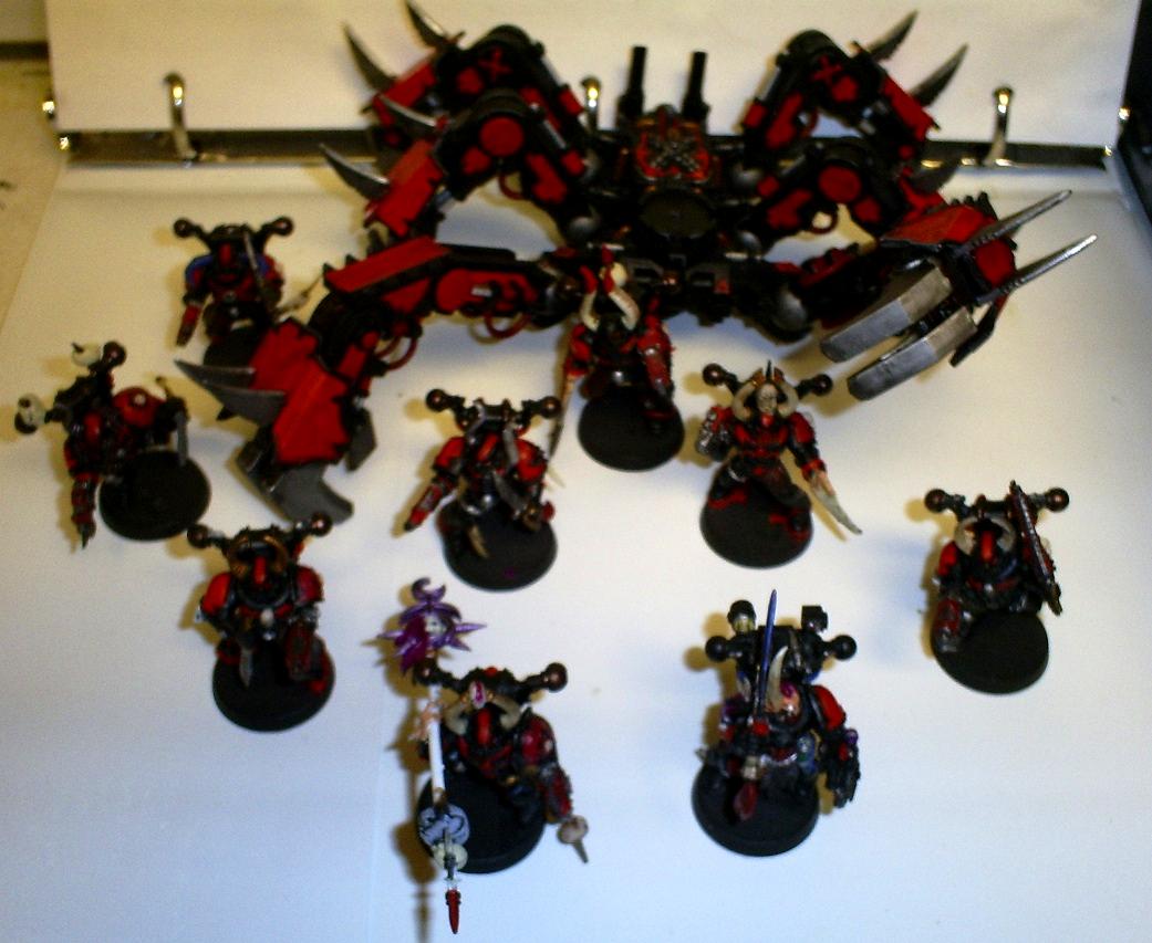 Angelspit, Band Themed, Chaos Space Marines, Noise Marines, Slaanesh, Work In Progress