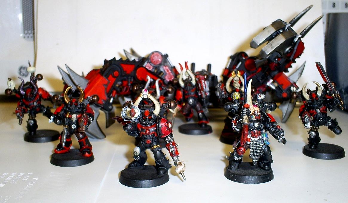 Angelspit, Band Themed, Chaos Space Marines, Noise Marines, Slaanesh, Work In Progress