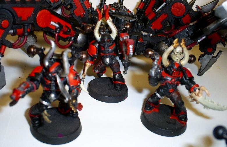 Angelspit, Band Themed, Chaos Space Marines, Noise Marines, Slaanesh, Work In Progress