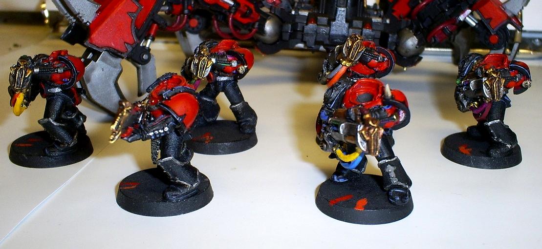 Angelspit, Band Themed, Chaos Space Marines, Noise Marines, Slaanesh, Work In Progress