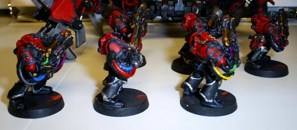 Angelspit, Band Themed, Chaos Space Marines, Noise Marines, Slaanesh, Work In Progress