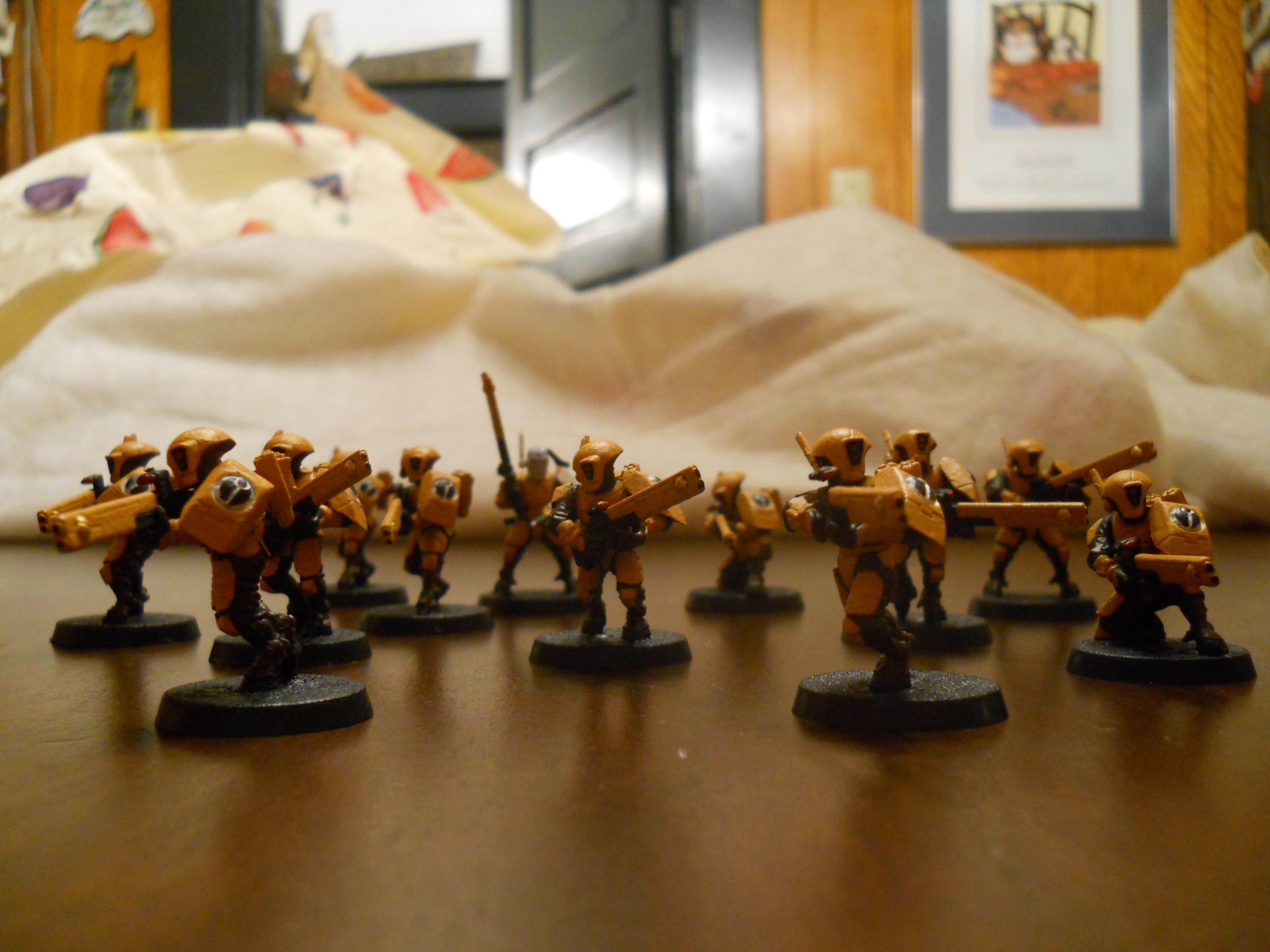 Commander, Empire, Fire Warriors, Pulse Rifles, Tau