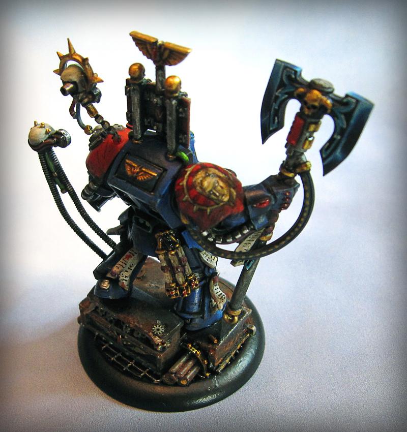 Blood Angels, Freehand, Librarian, Space Hulk, Space Marines, Terminator Armor