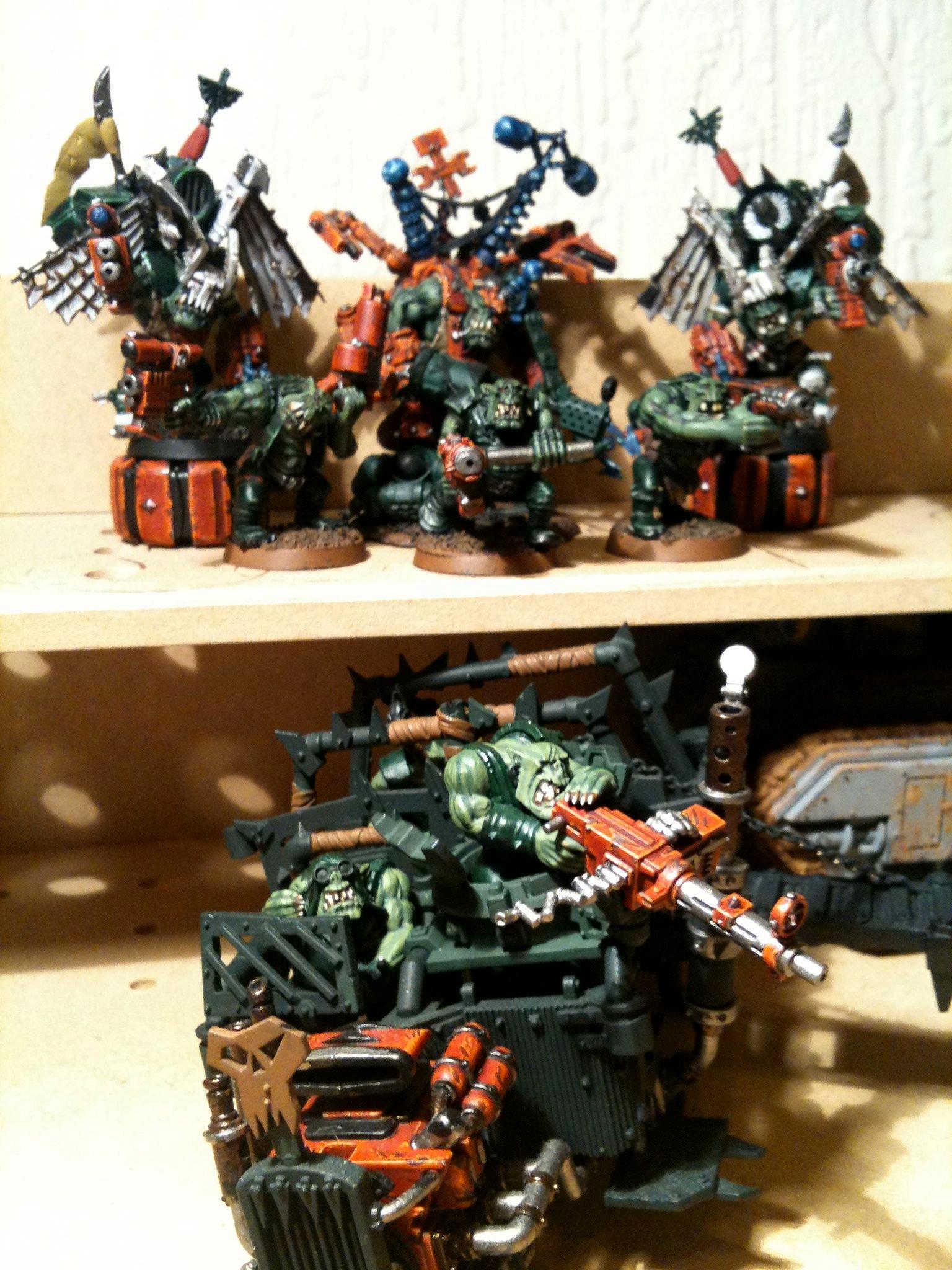 Da Dark Angelz, Orks, Work In Progress