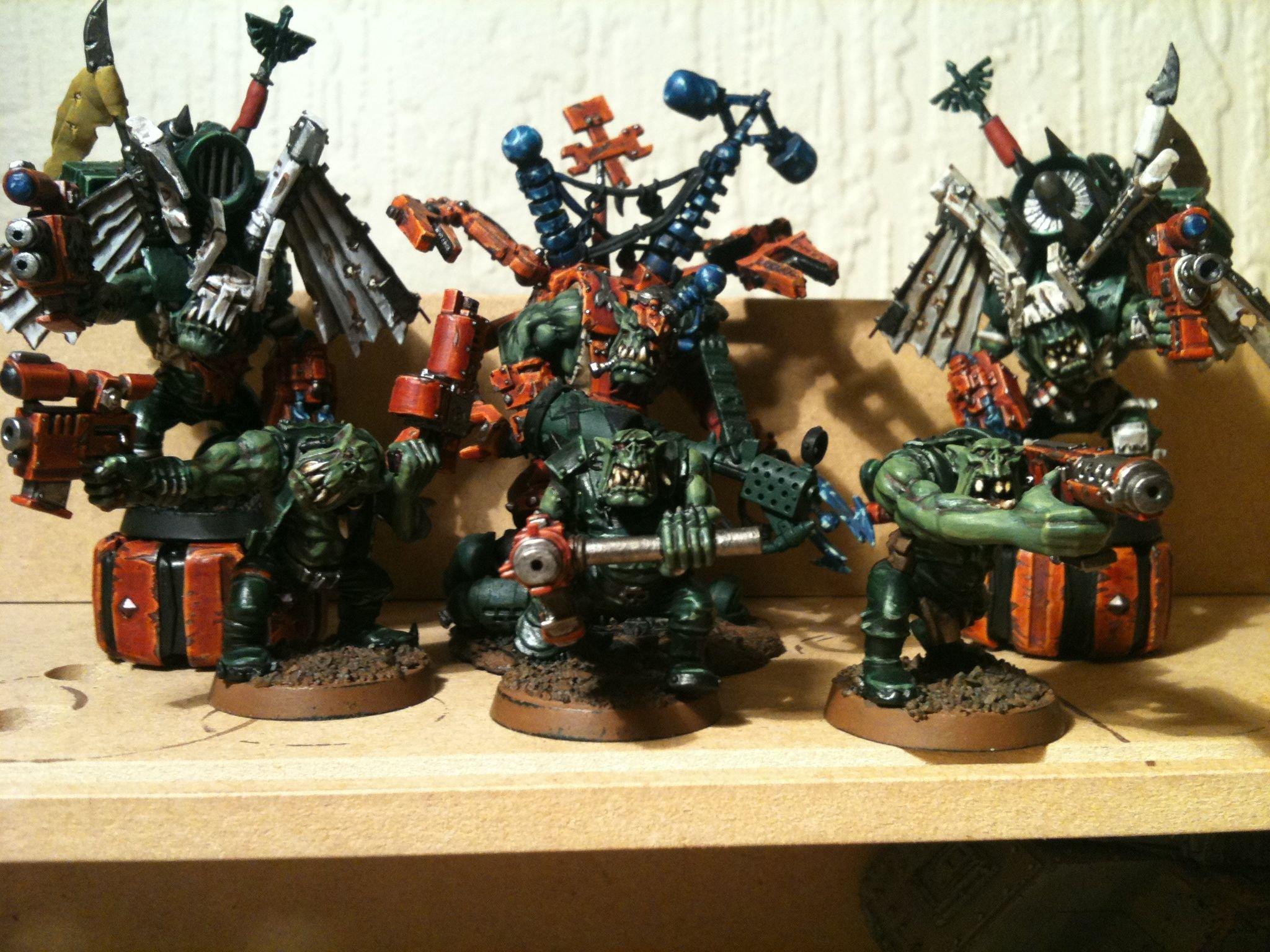 Big Mek, Da Dark Angelz, Nob, Orks, Stormboy, Work In Progress