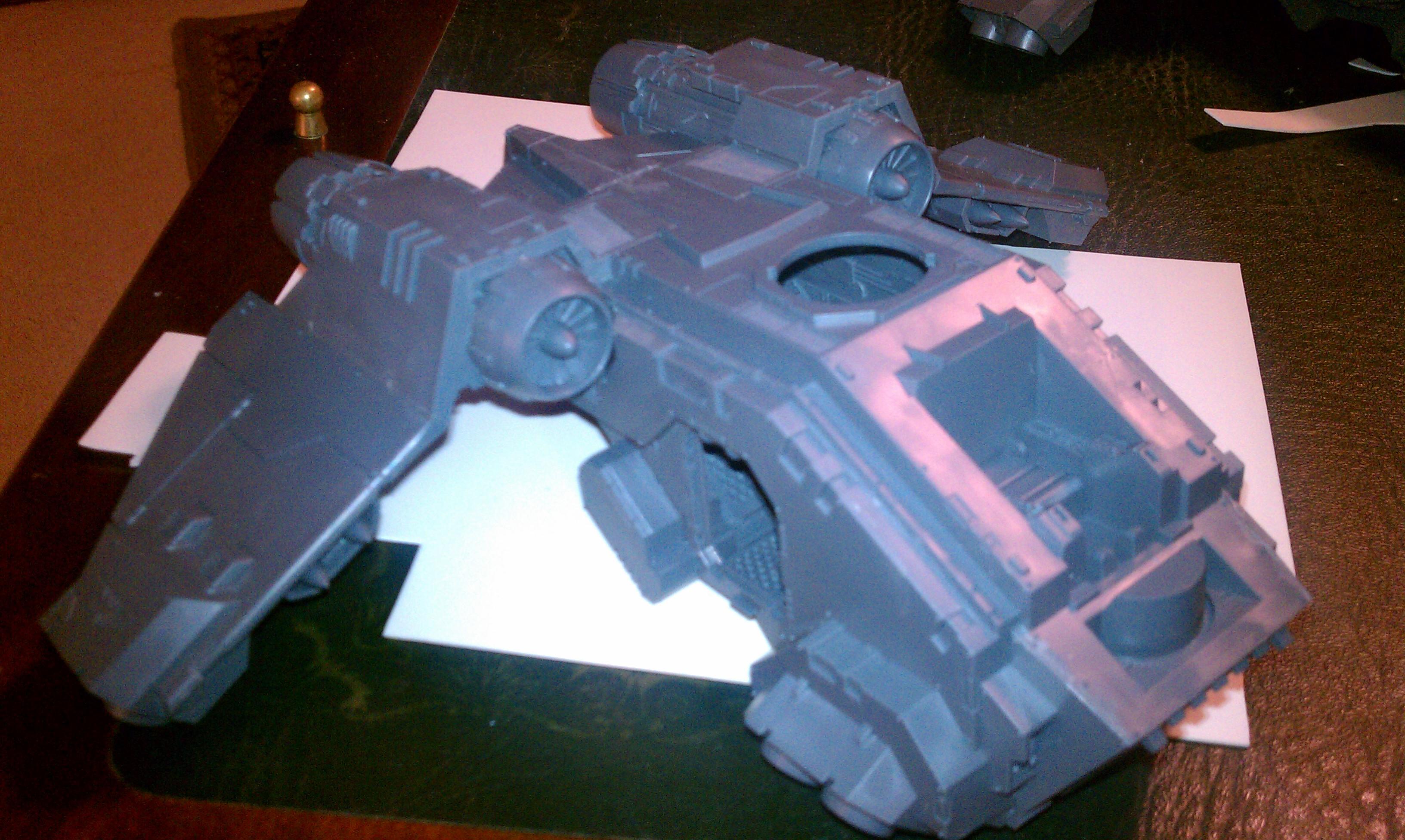 Stormrave without a stock T-shaped tail fin