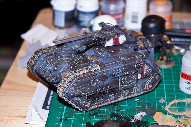 Chimera, Imperial Guard, Weathered, Work In Progress