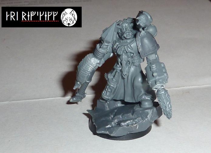 Beginner, Conversion, Rune Priest, Space Wolves, Warhammer 40,000, Work In Progress