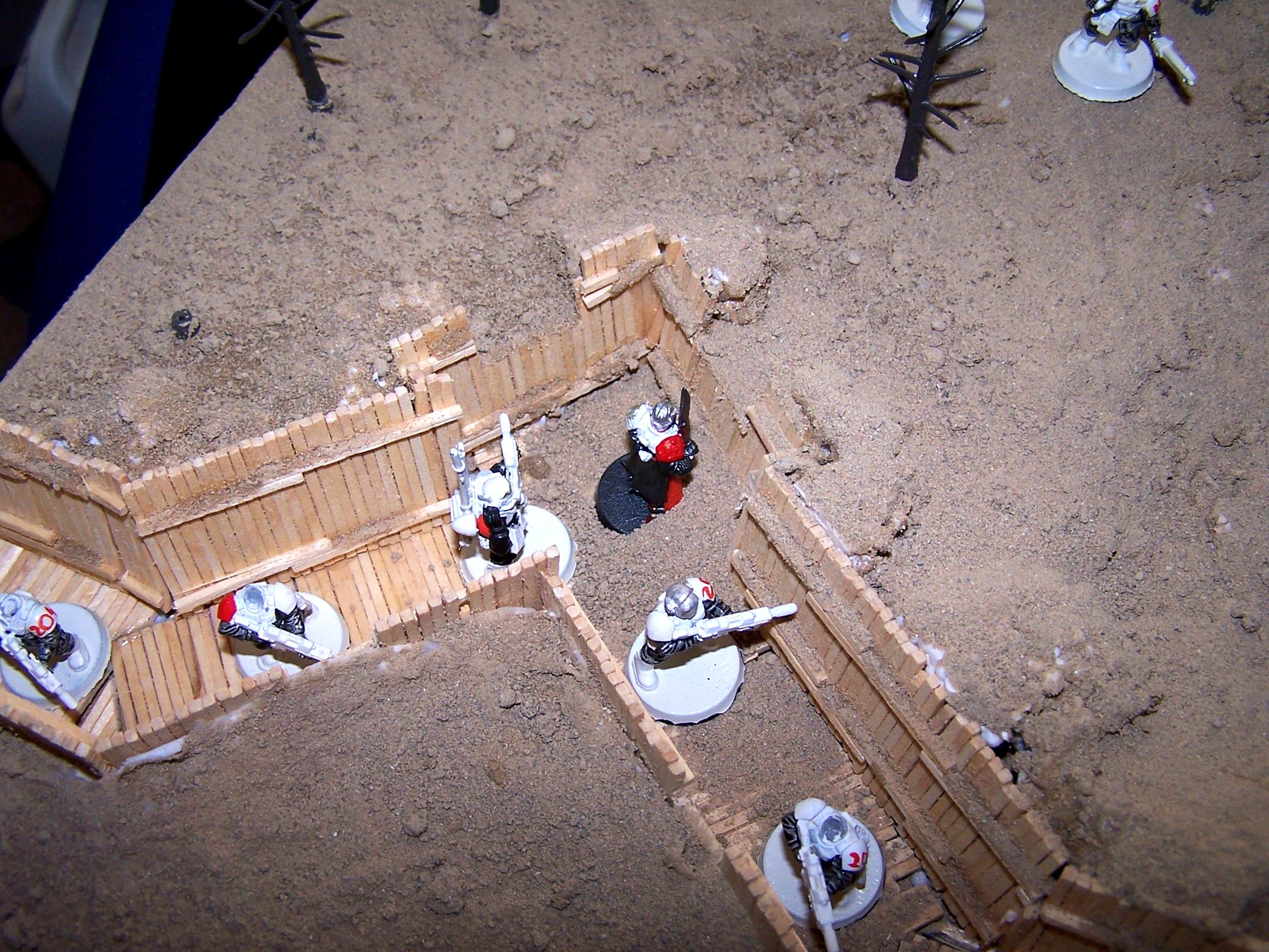 Armies On Parade, Imperial Guard, Silvermk2, Terrain, Trench, Work In Progress