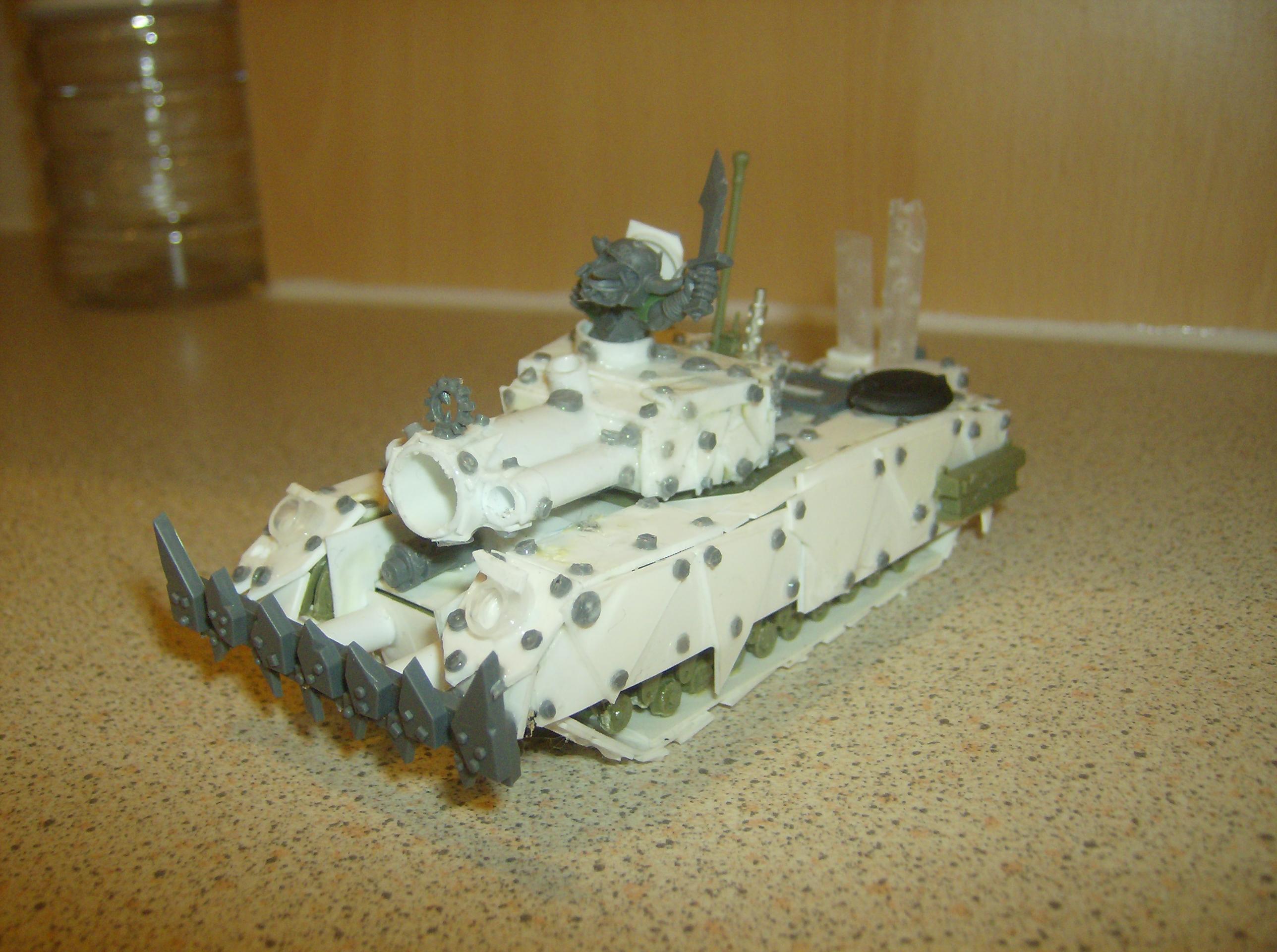 Conversion, Dethskullz, Grot Tank, Orks, Orks. Dethskullz, Plasticard