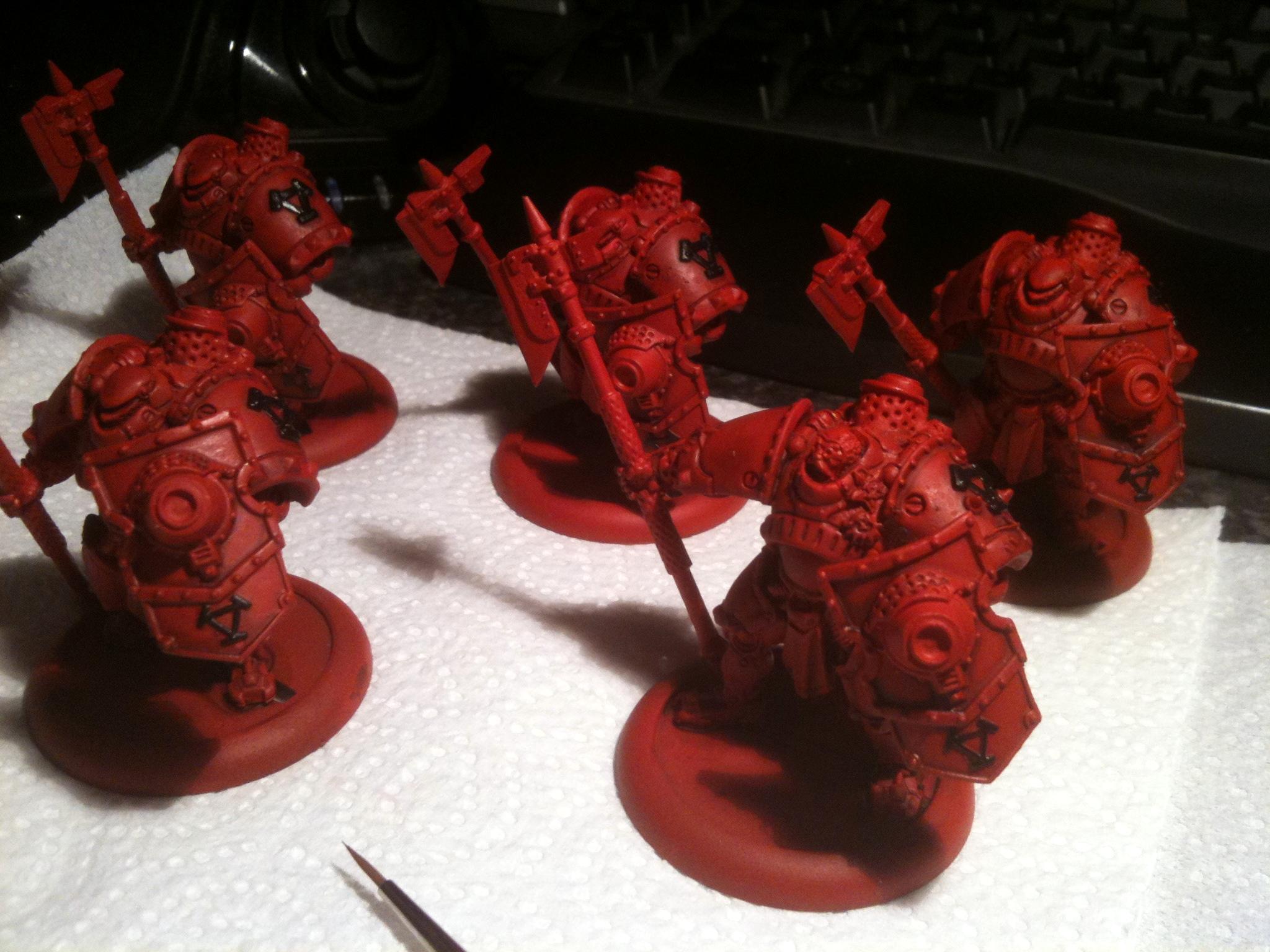 Khador, Man-o-war, Red, Shocktroopers