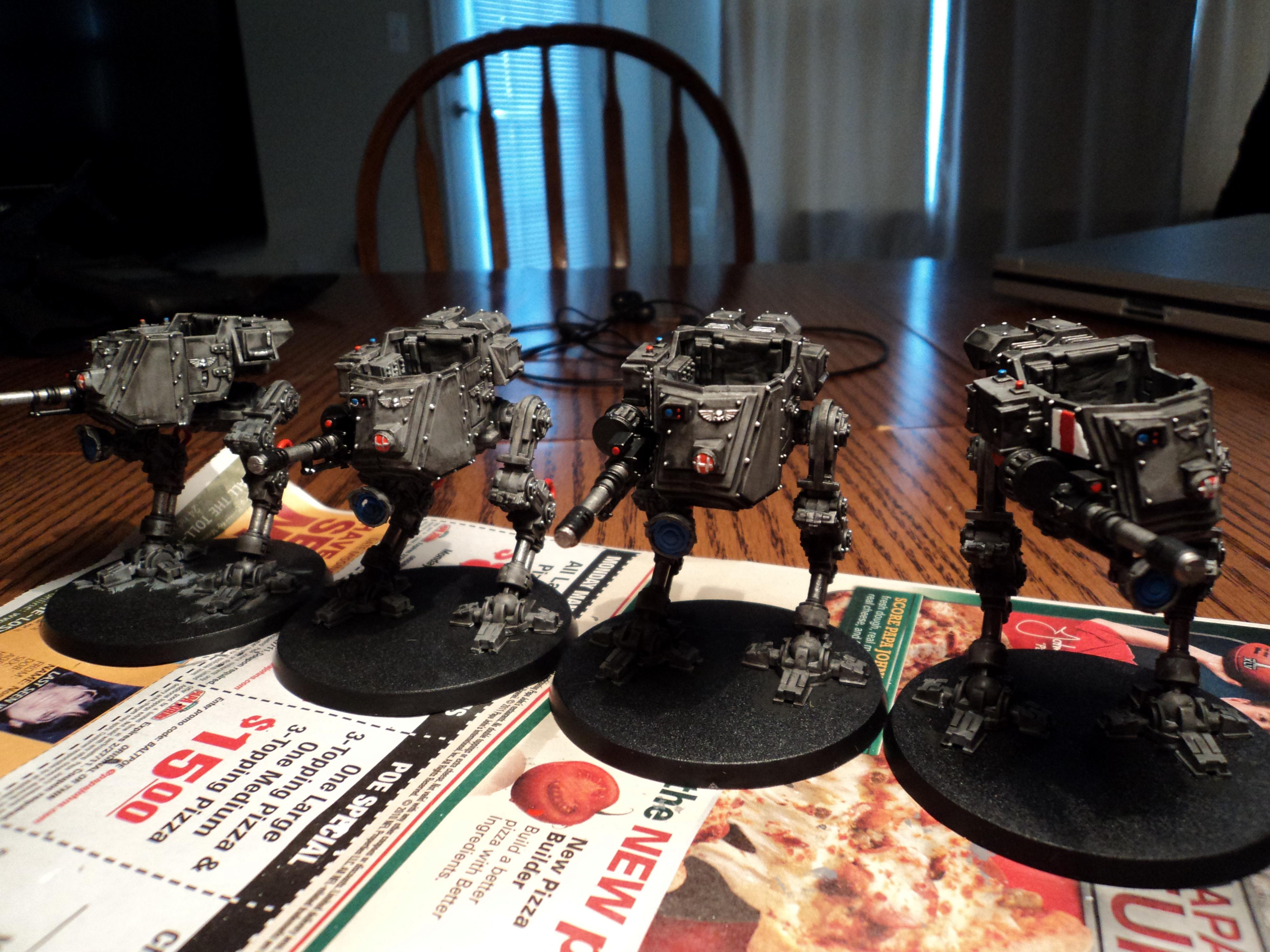 Imperial Guard, 4 sentinels