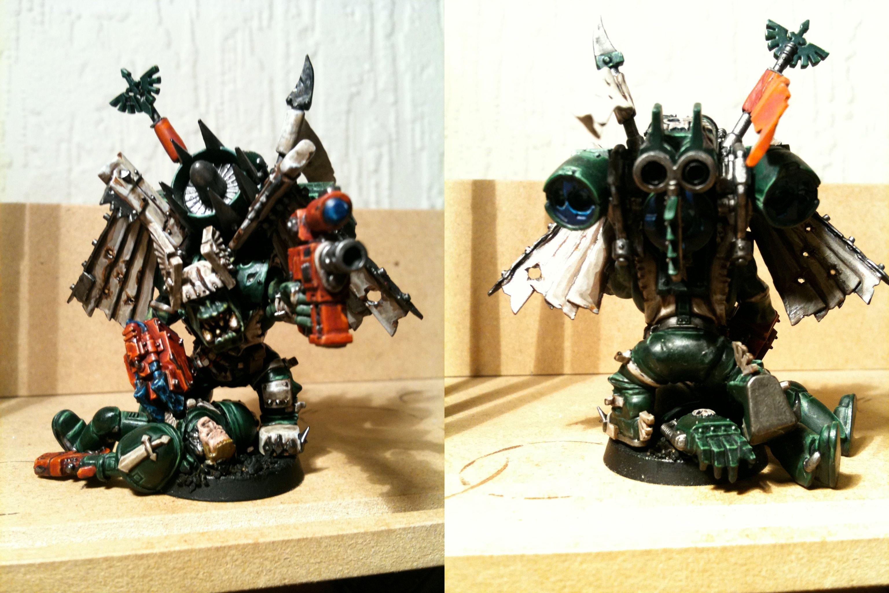Da Dark Angelz, Nob, Orks, Stormboy, Work In Progress