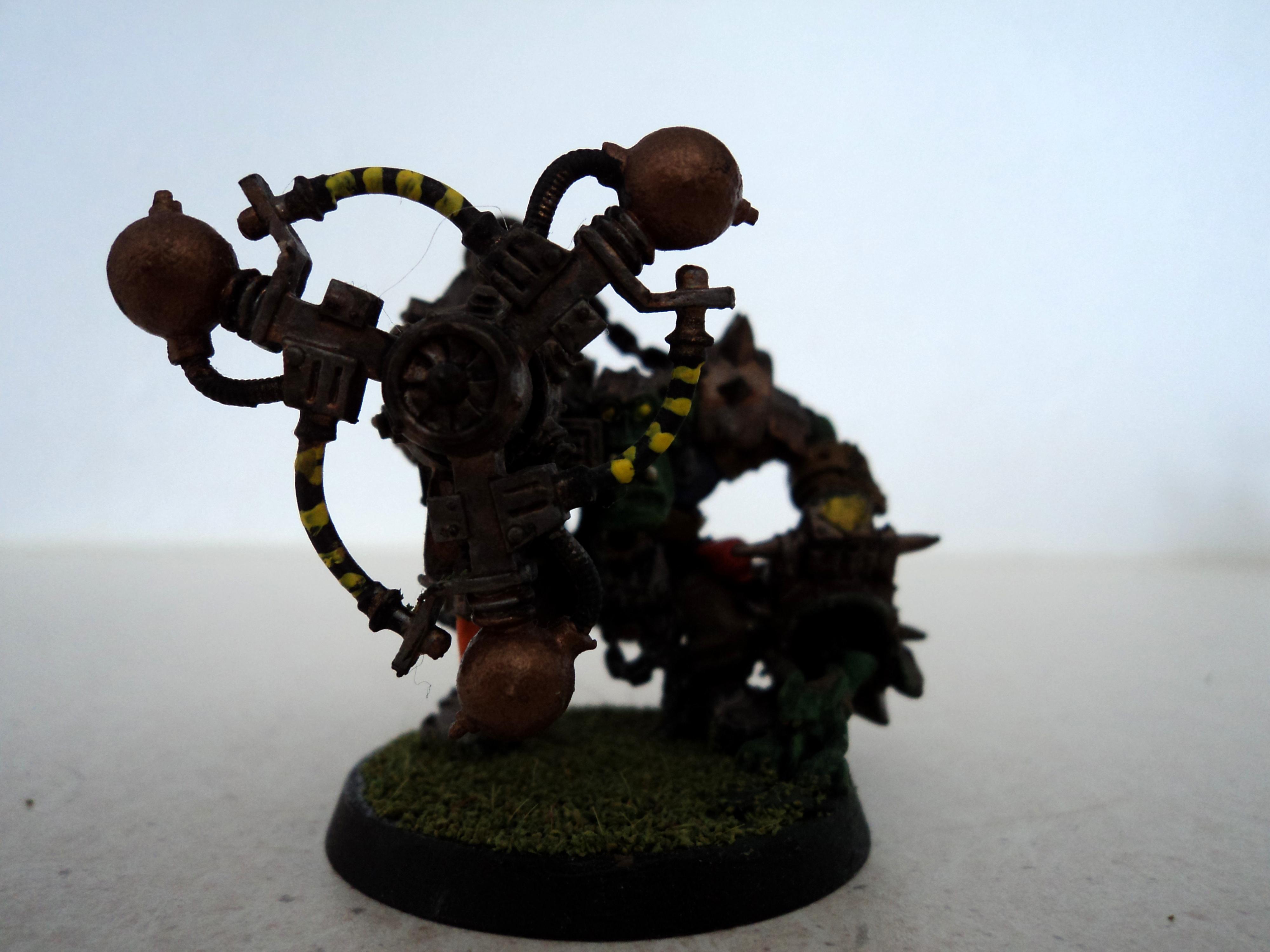 Big Mek, Orks, Shokk Attack Gun, Warhammer 40,000