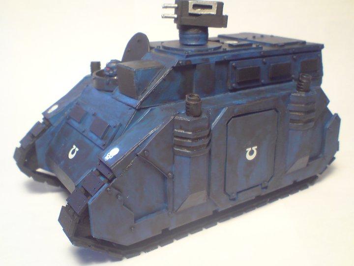 Plasticard, Rhino, Scratchb Build, Ultra Marines