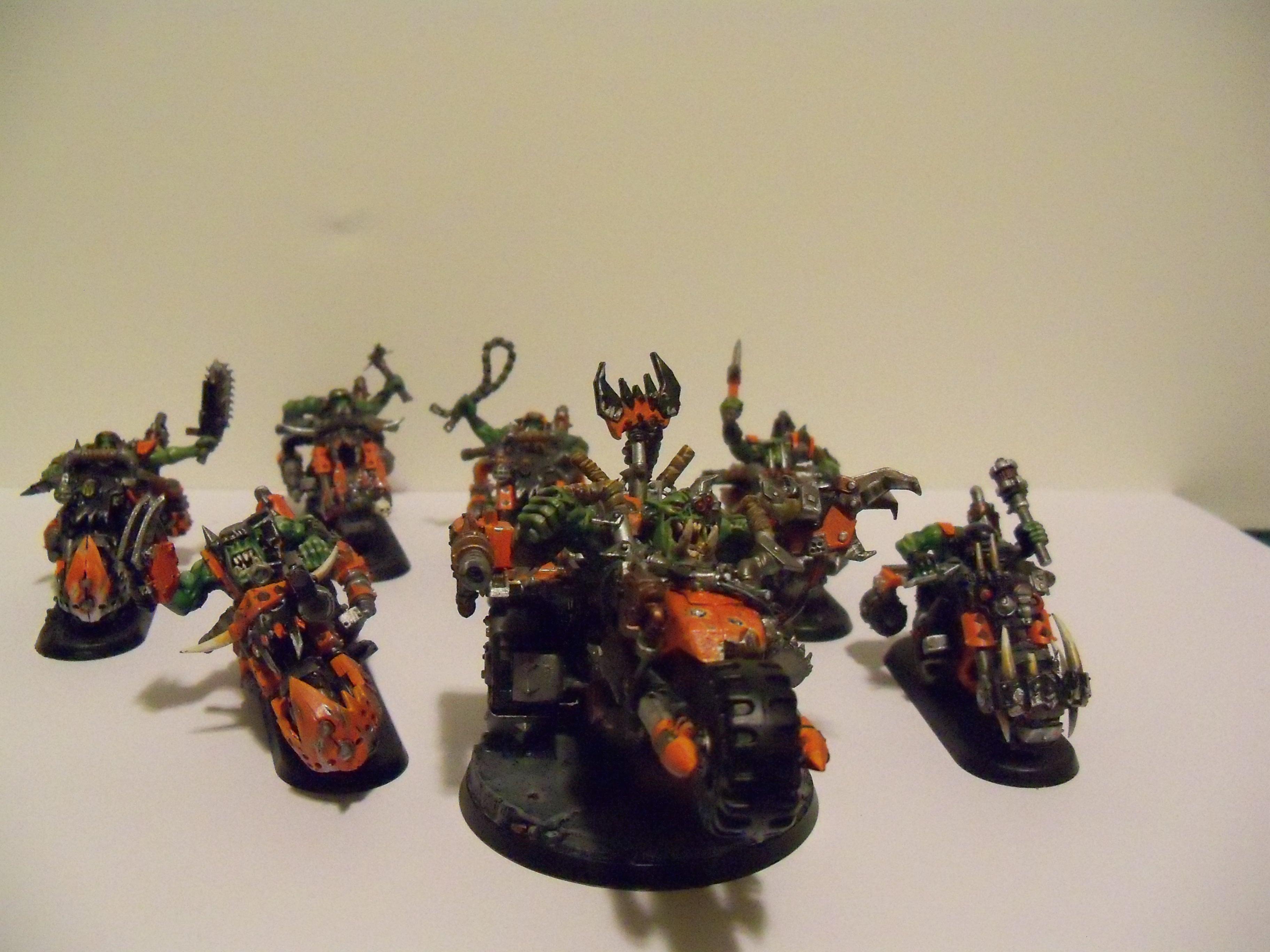 Bike, Orange, Orks