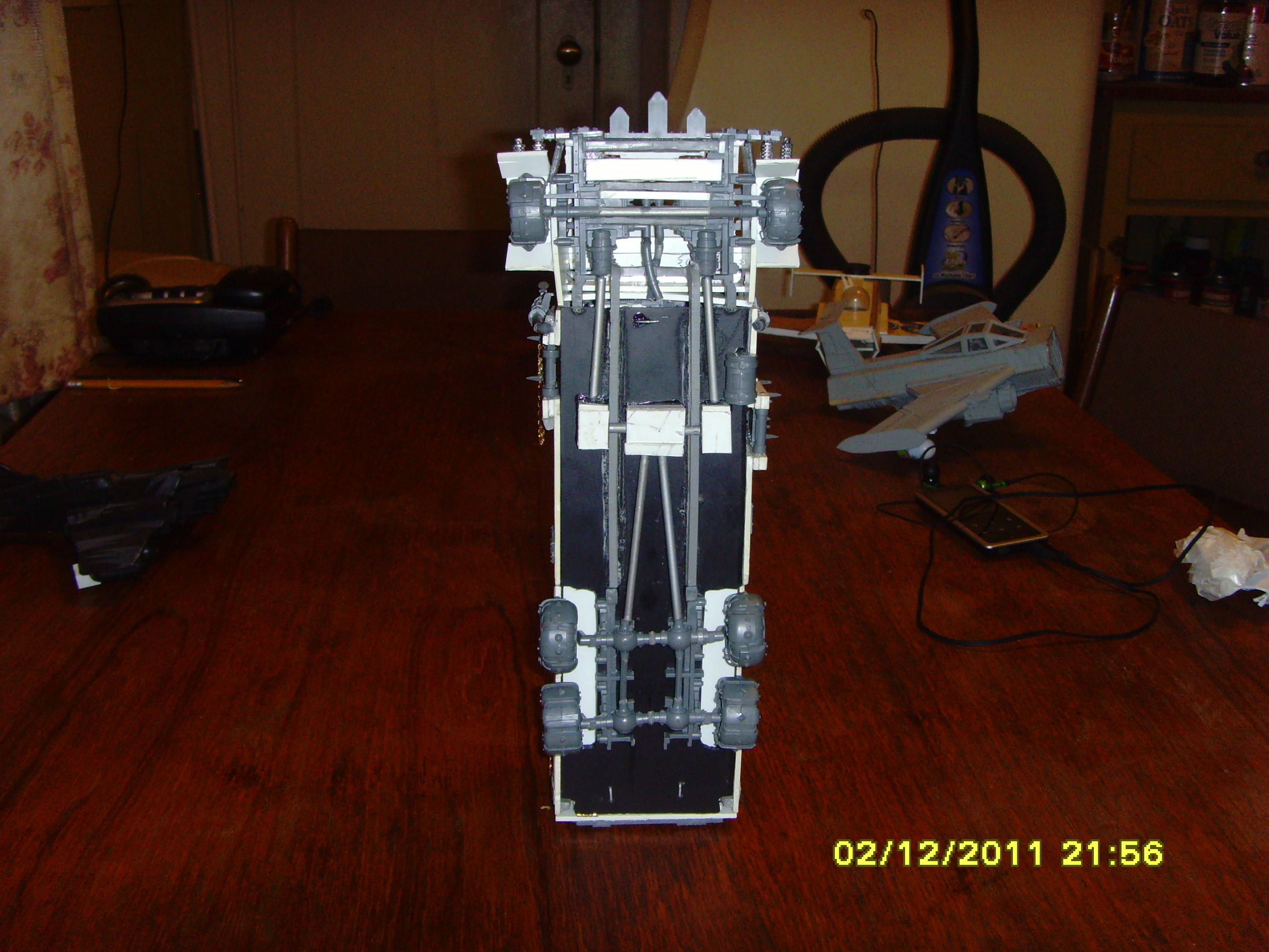 Battlewagon, Conversion, Orks, Paperhammer, Scratch Build, Transport, Vehicle, Warhammer 40,000