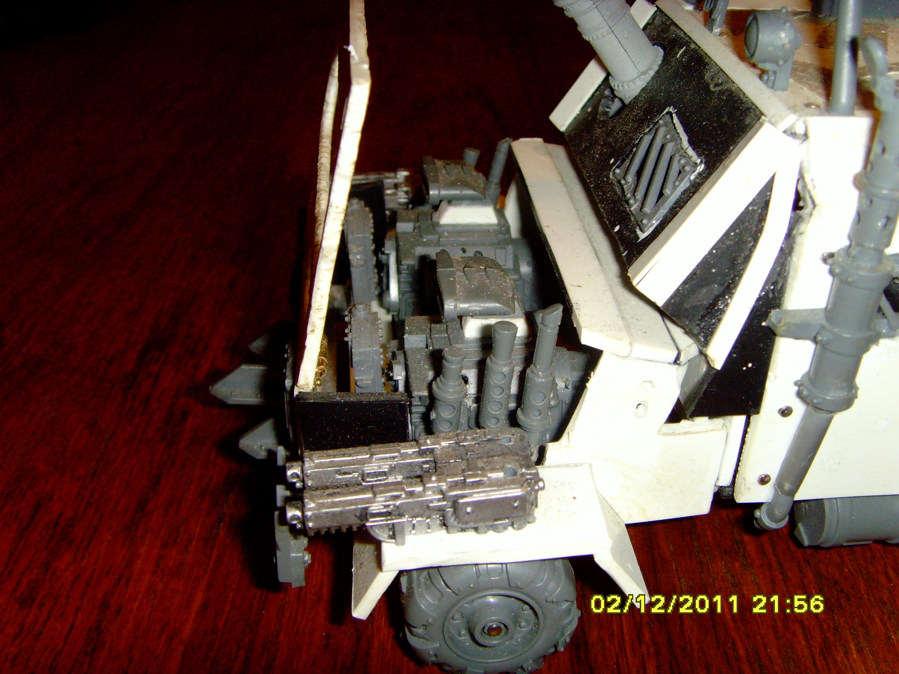 Battlewagon, Conversion, Orks, Paperhammer, Scratch Build, Transport, Vehicle, Warhammer 40,000