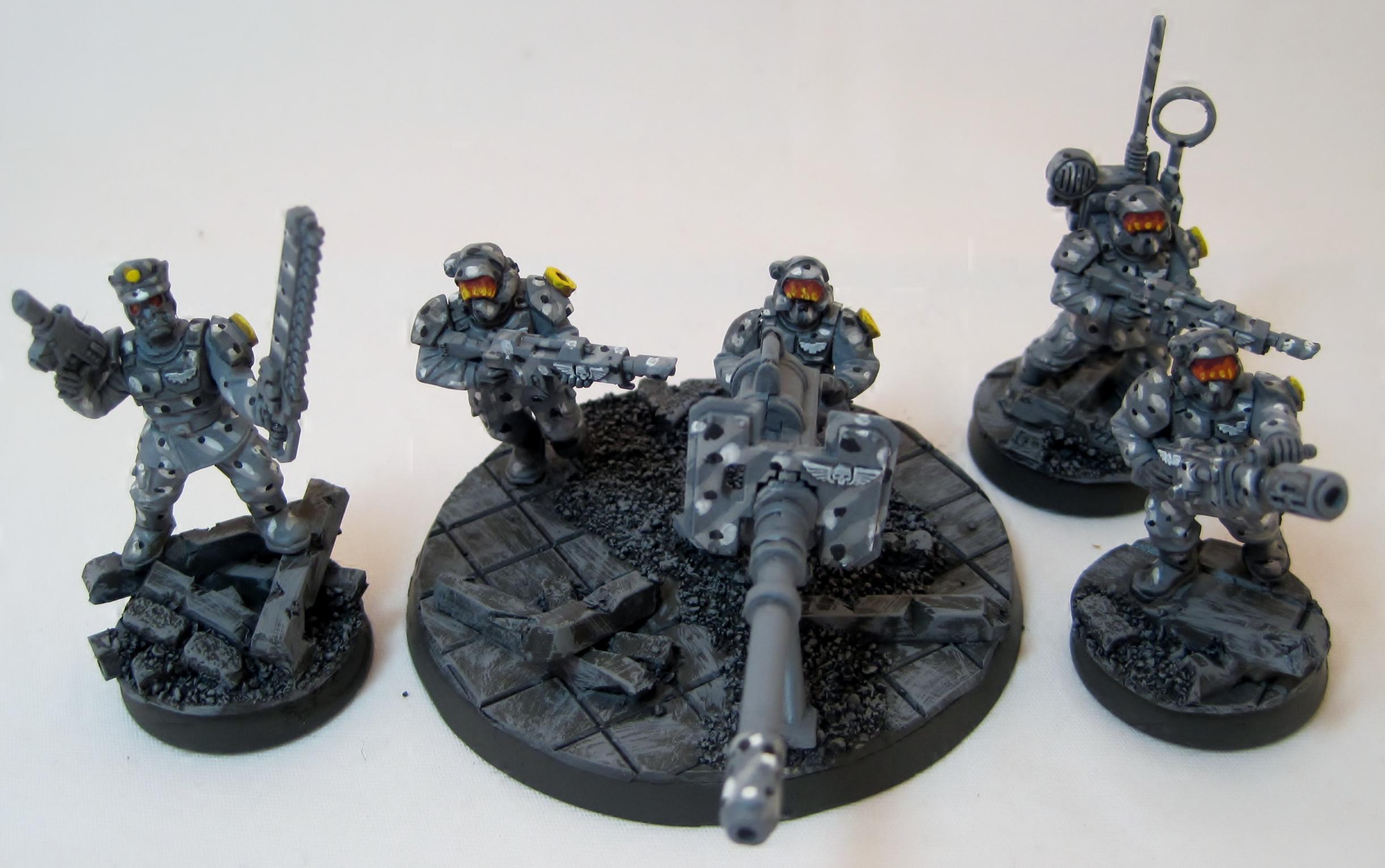 Cadians, Camouflage, Guardsmen, Imperial Guard, Infantry, Platoon, Urban