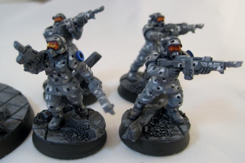 Cadians, Camouflage, Guardsmen, Imperial Guard, Infantry, Platoon 