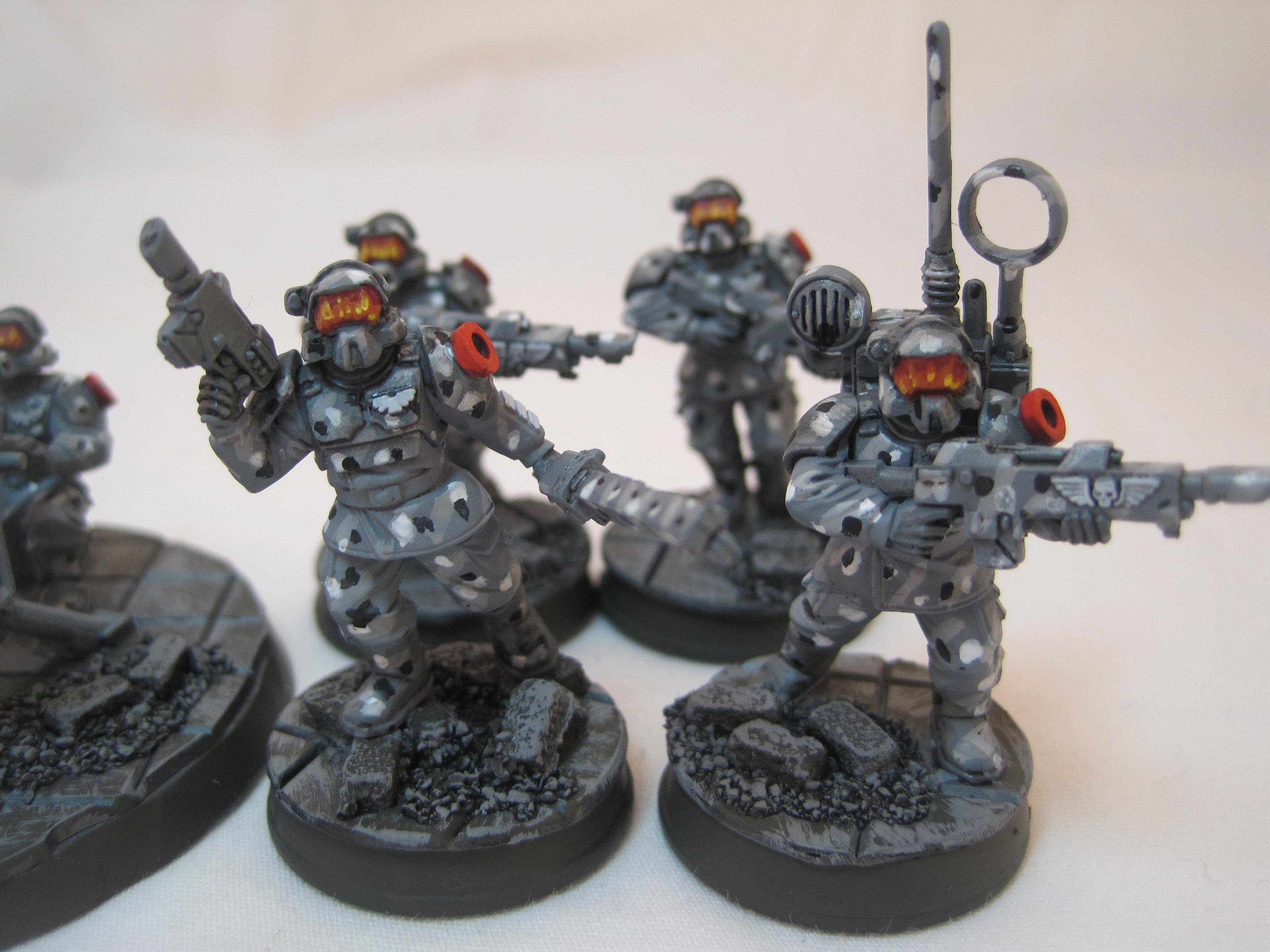 Cadians, Camouflage, Guardsmen, Imperial Guard, Infantry, Platoon, Urban