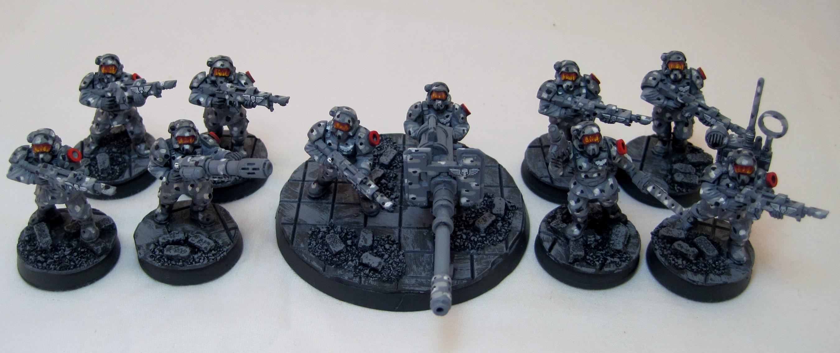 Cadians, Camouflage, Guardsmen, Imperial Guard, Infantry, Platoon, Urban