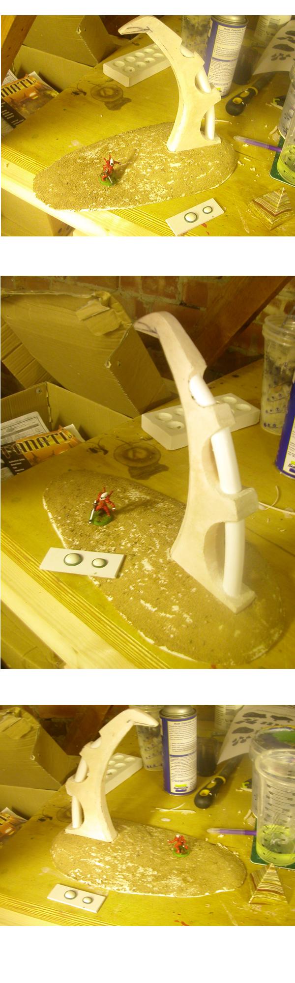 Eldar, Homemade, Scratch Build, Terrain, Wraithbone