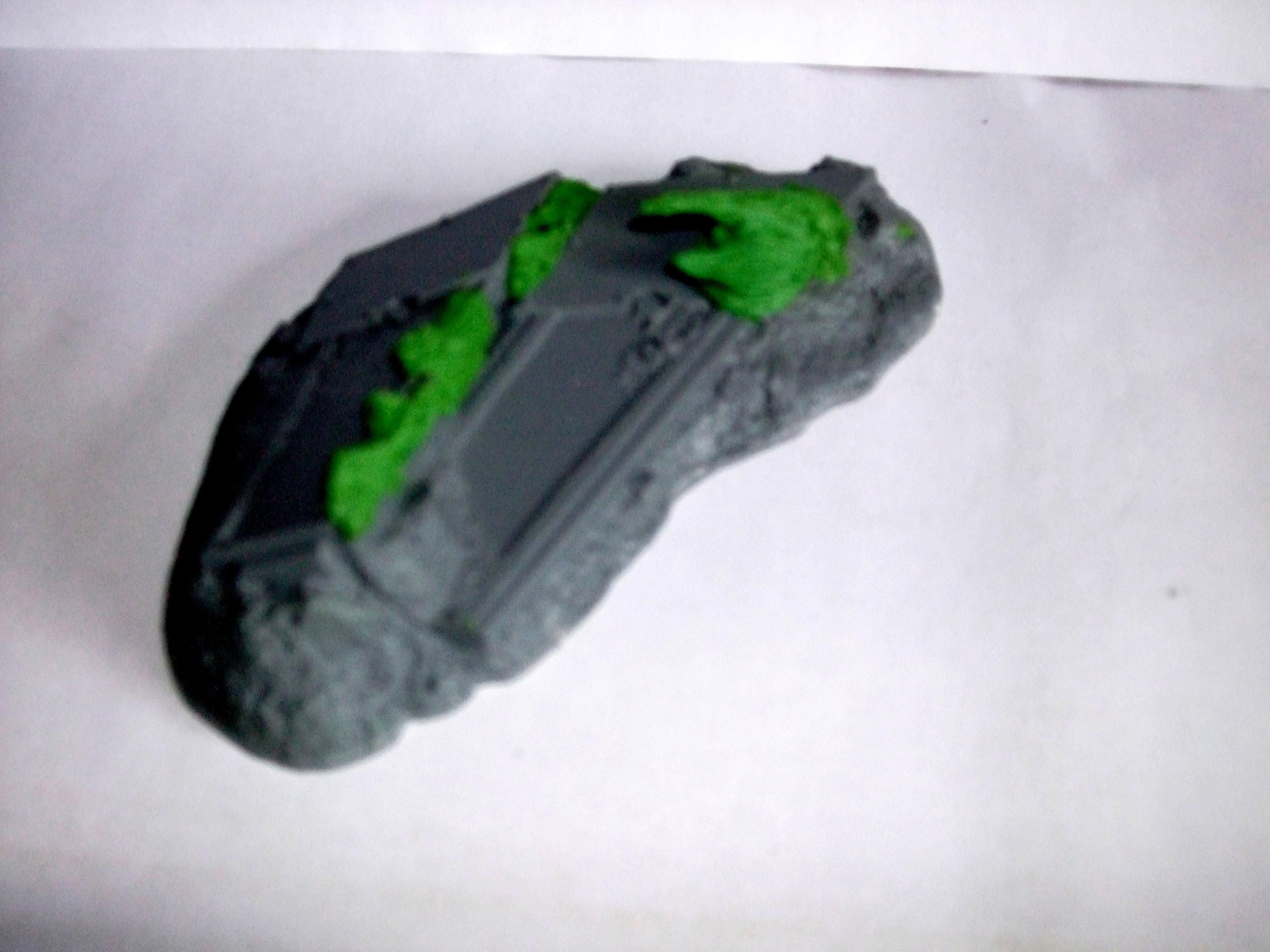 Crashed Aquila, Fire, Flames, Greenstuff