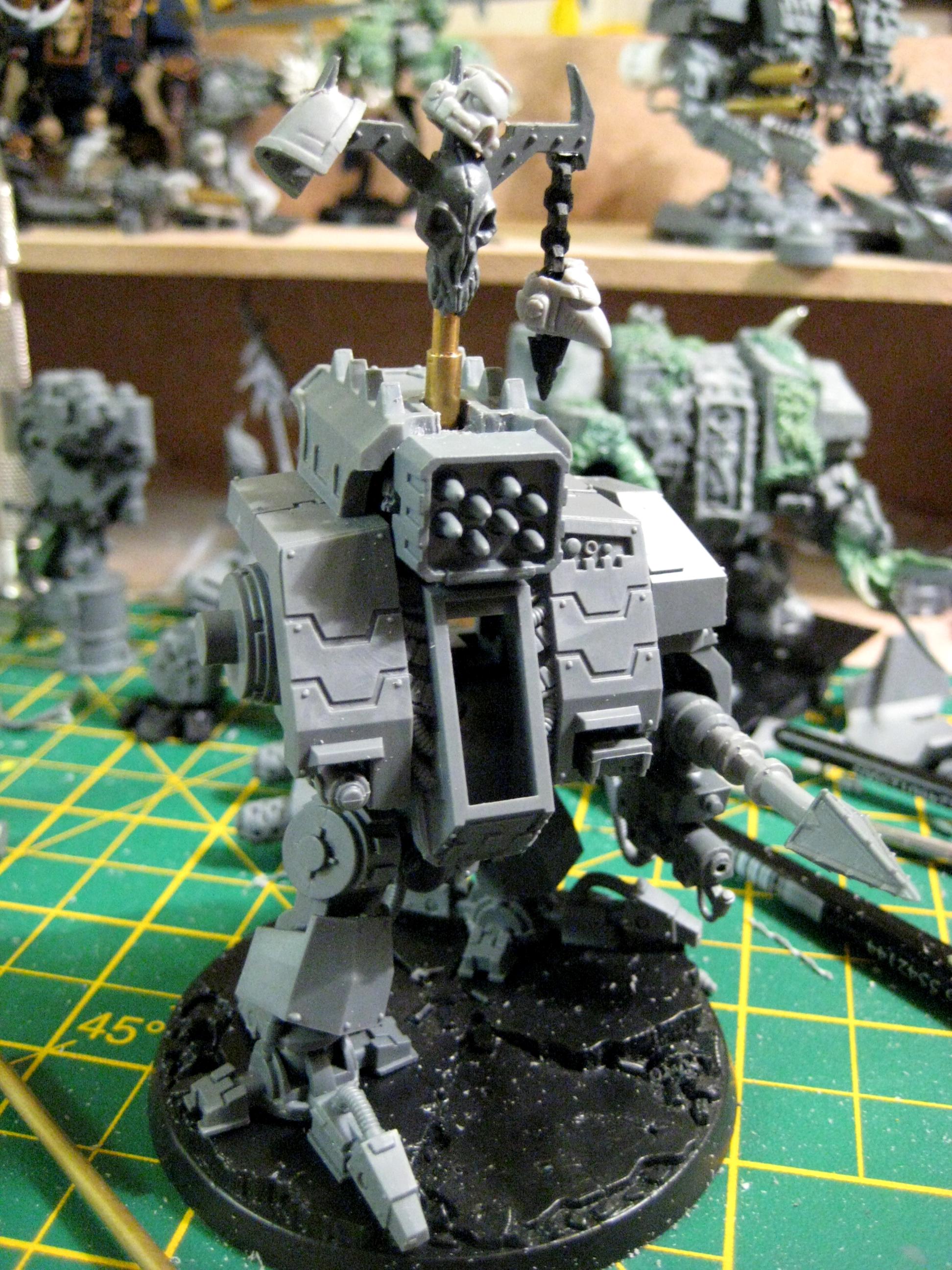 Chaos, Dreadnough, Dreadnought, Iron Warriors, Work In Progress