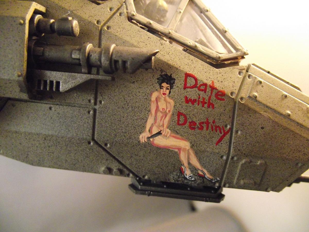 Games Workshop, Imperial Guard, Nose Art, Nsfw, Painted, Valkyrie, Warhammer 40,000