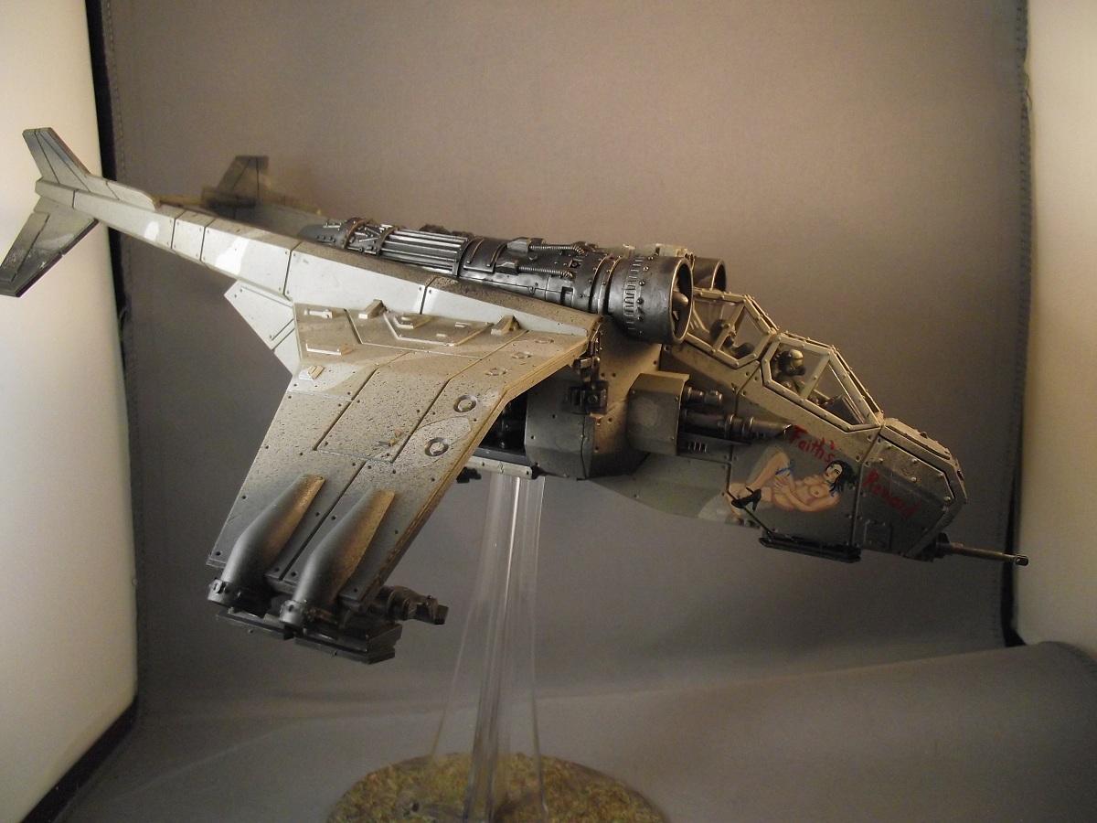Games Workshop, Imperial Guard, Nose Art, Nsfw, Painted, Valkyrie, Warhammer 40,000
