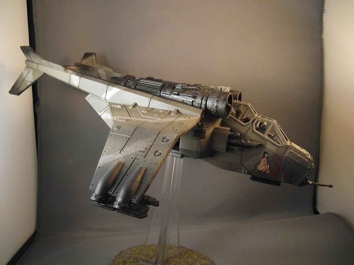 Games Workshop, Imperial Guard, Nose Art, Nsfw, Painted, Valkyrie, Warhammer 40,000