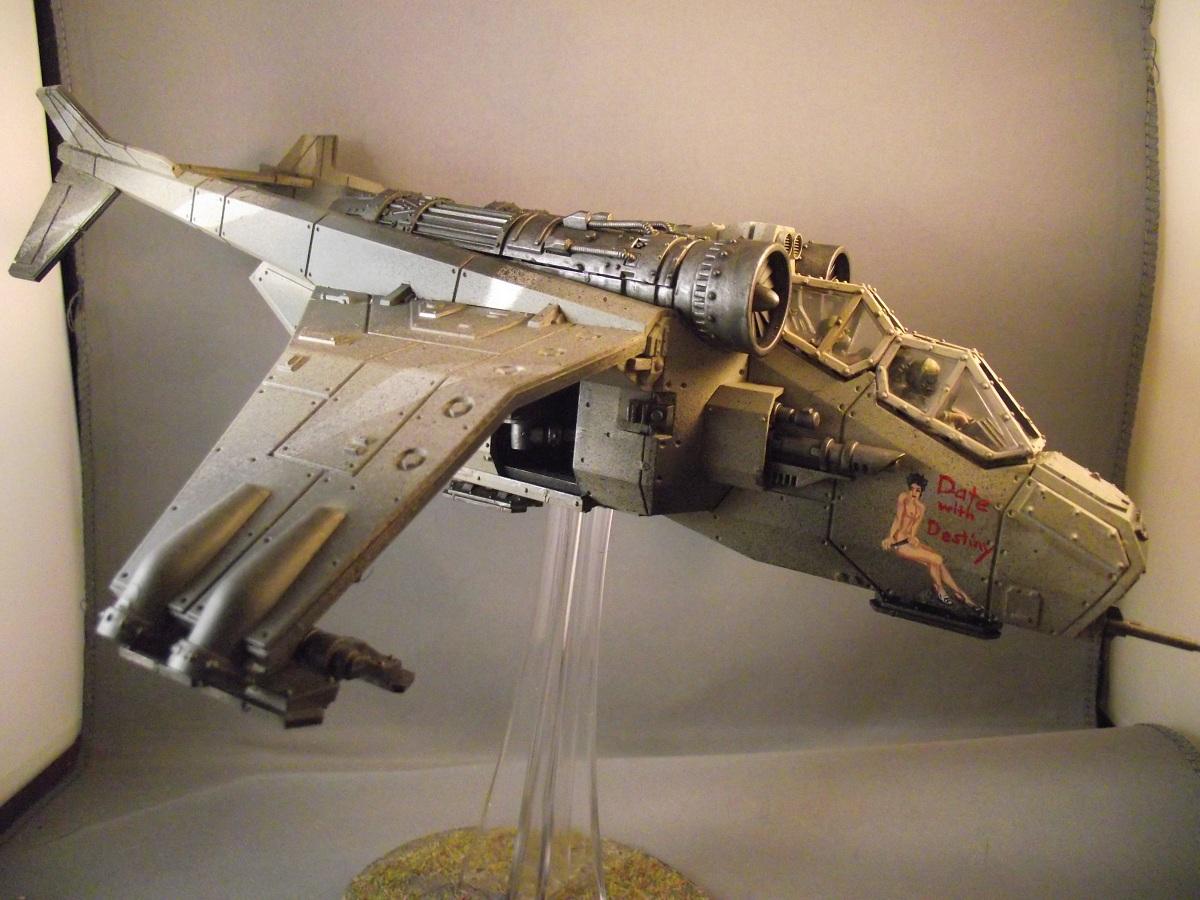 Games Workshop, Imperial Guard, Nose Art, Nsfw, Painted, Valkyrie, Warhammer 40,000