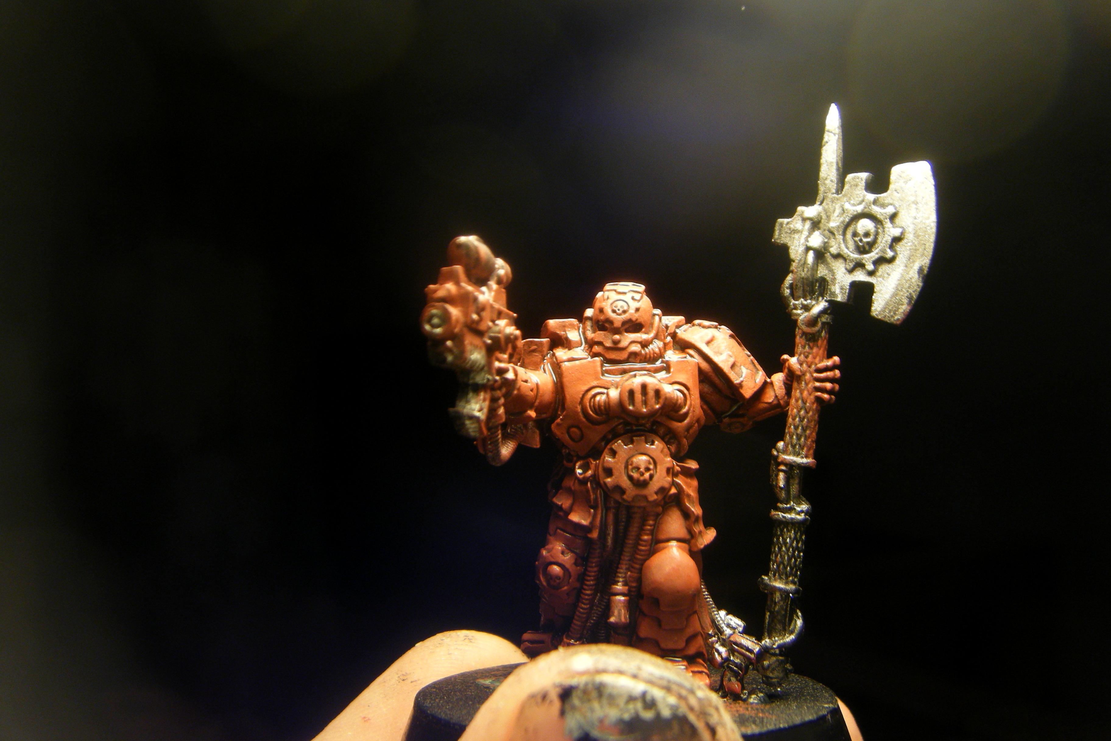 Space Marines, Techmarine, Unpainted Base, Warhammer 40,000, Work In Progress, Works In Progress