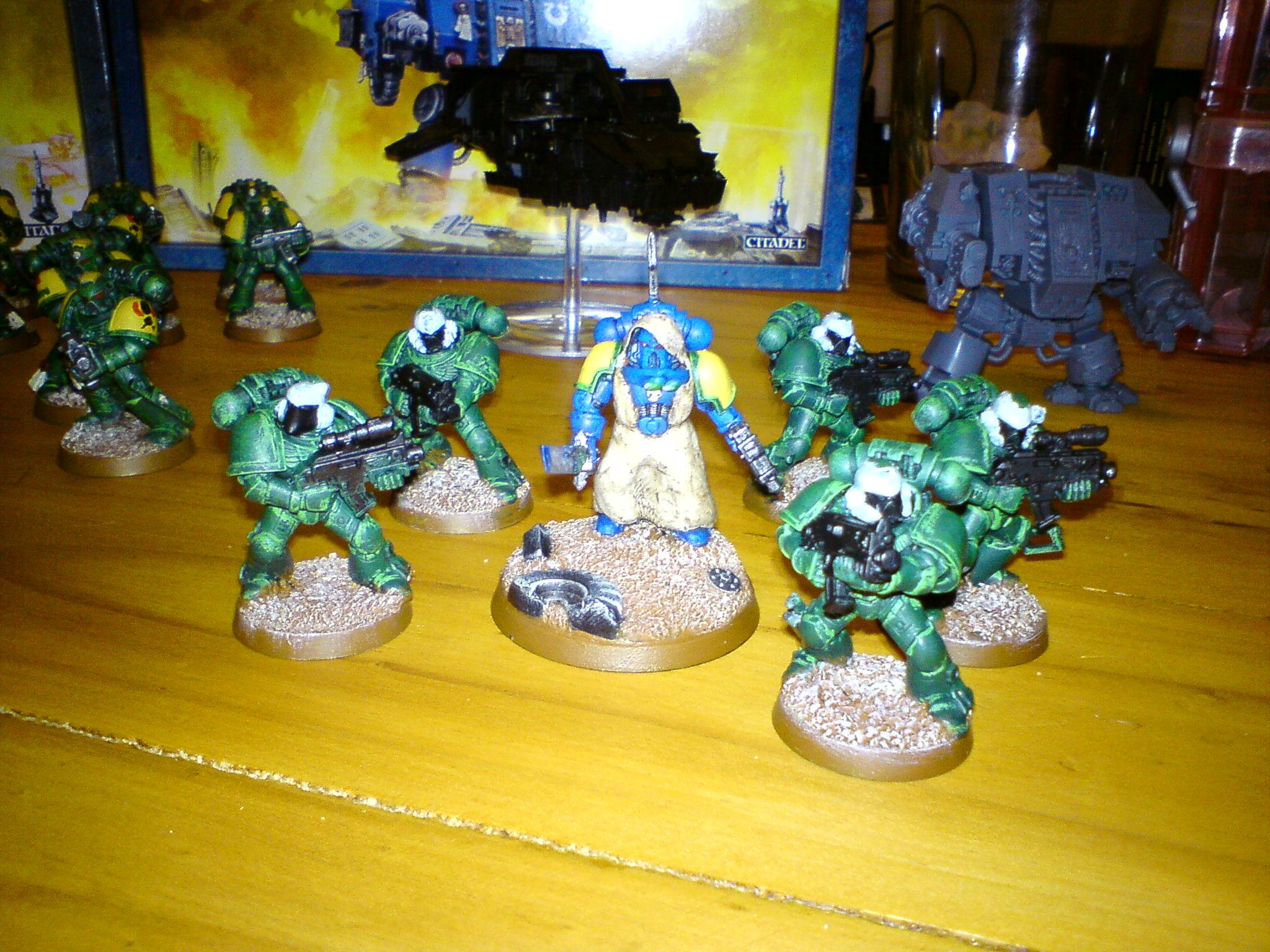 Ahazra, Mantis, Redth, Space Marines