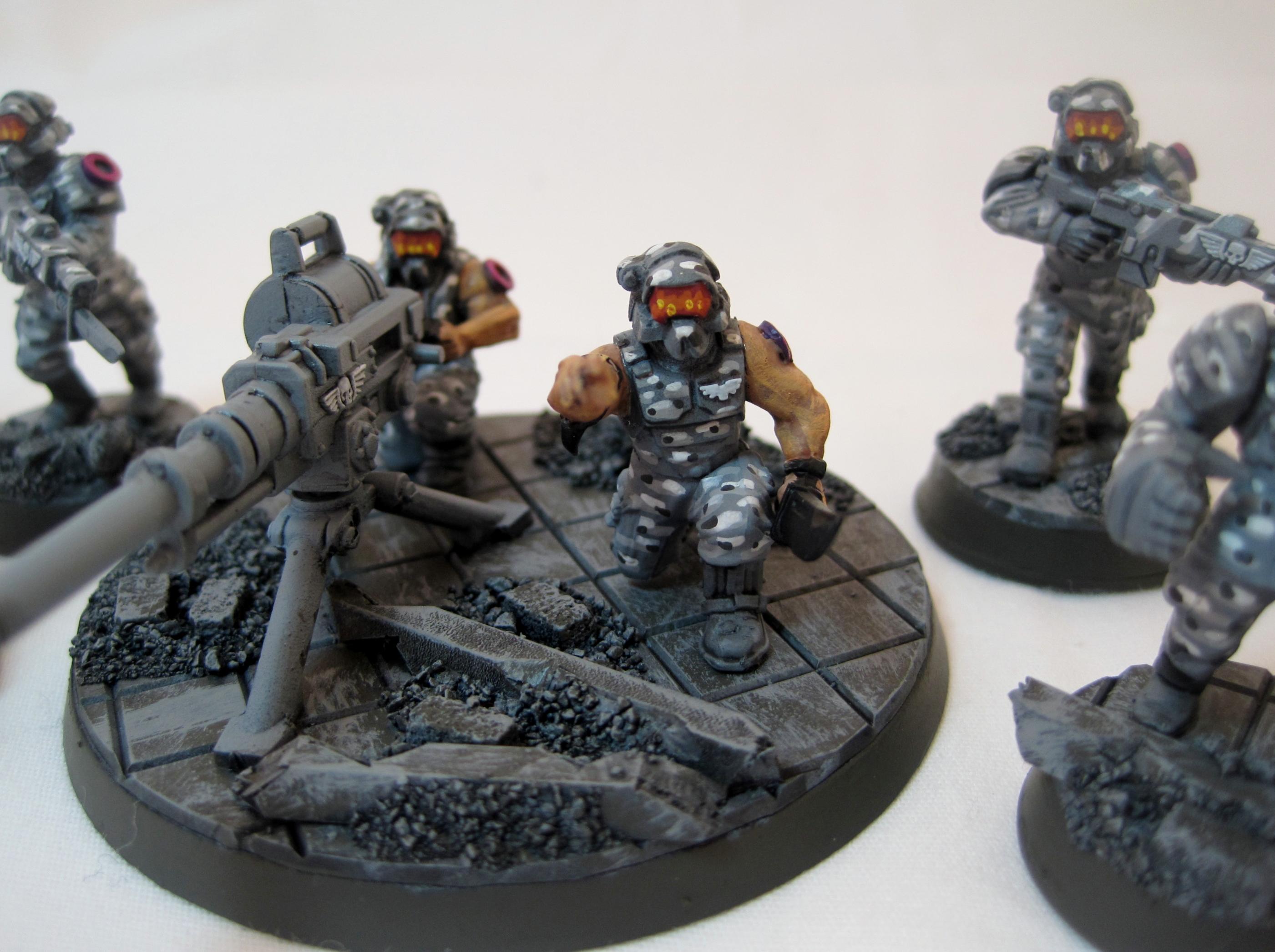 Cadians, Camouflage, Imperial Guard, Infantry, Platoon, Urban, Urban Camo