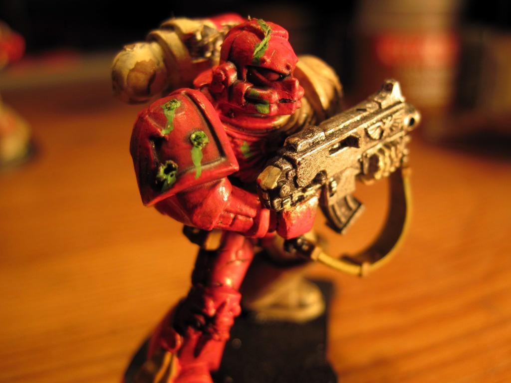 Bio Acid, Bio Acid Weathering, Marina, Space Marines, Tactical Squad