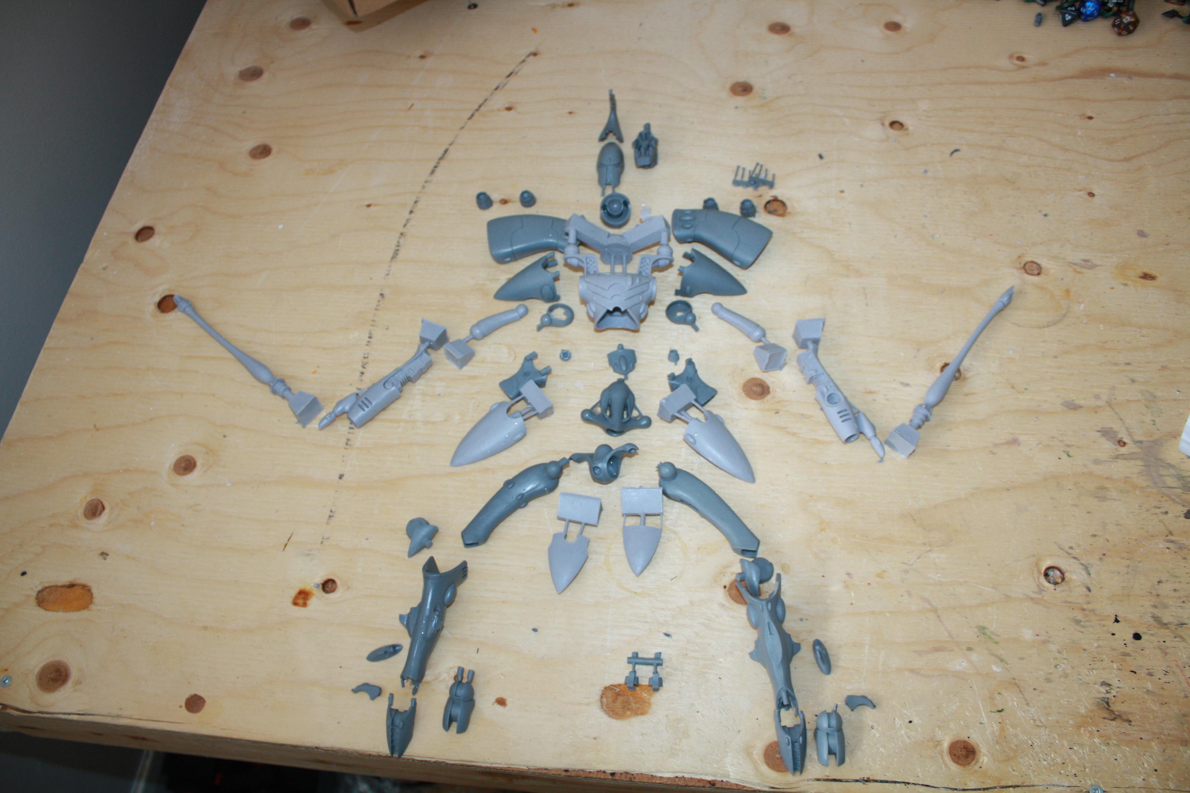 the unassembled and untouched titan