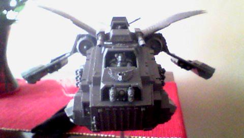 Angel, Blood Angels, Decorated, Vehicle, Winged