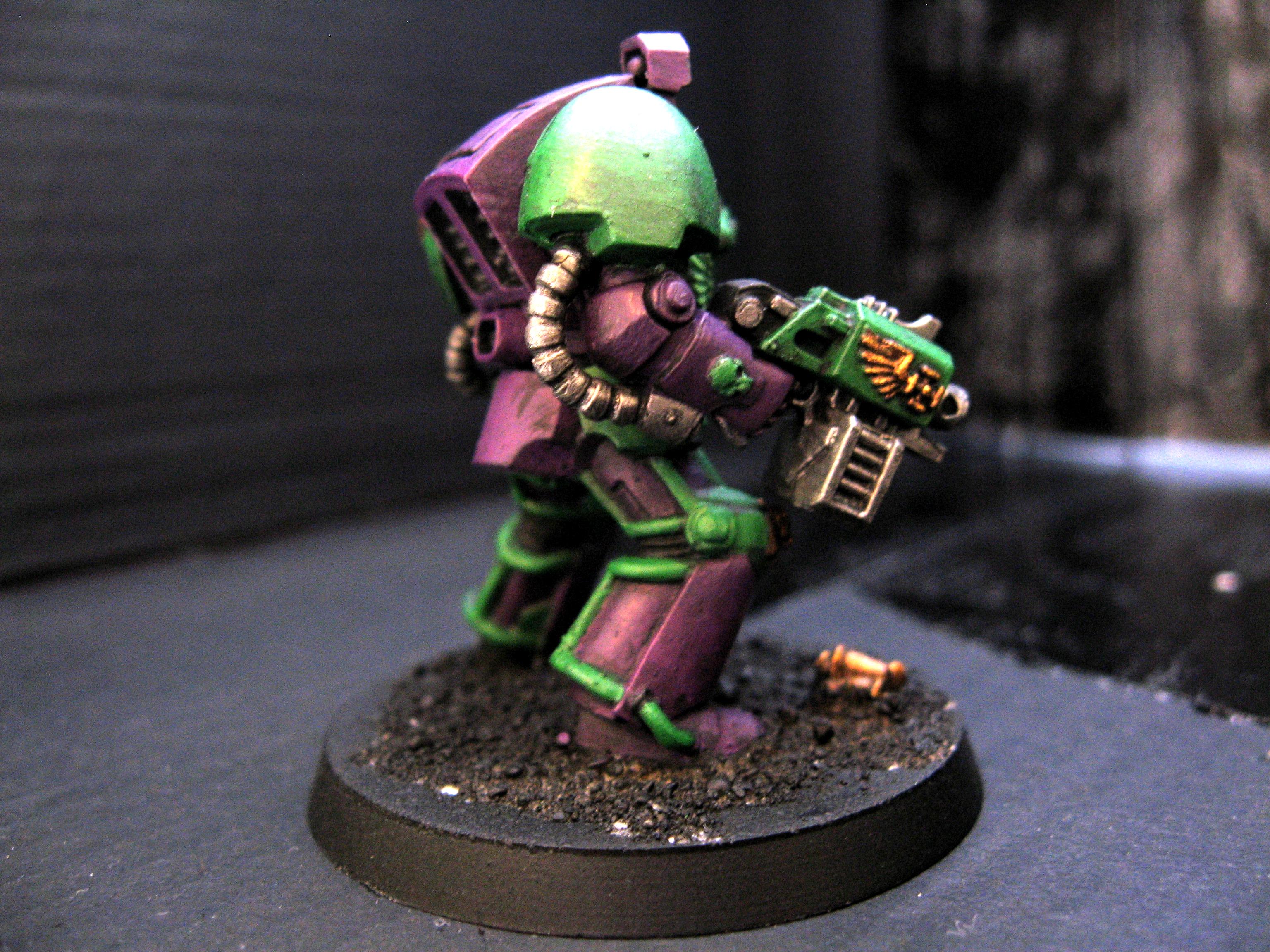 Chapter, Custom Chapter, Green, Liche, Liche Marines, Purple, Space, Space Marines, Termi, Terminator Armor, Warhammer 40,000