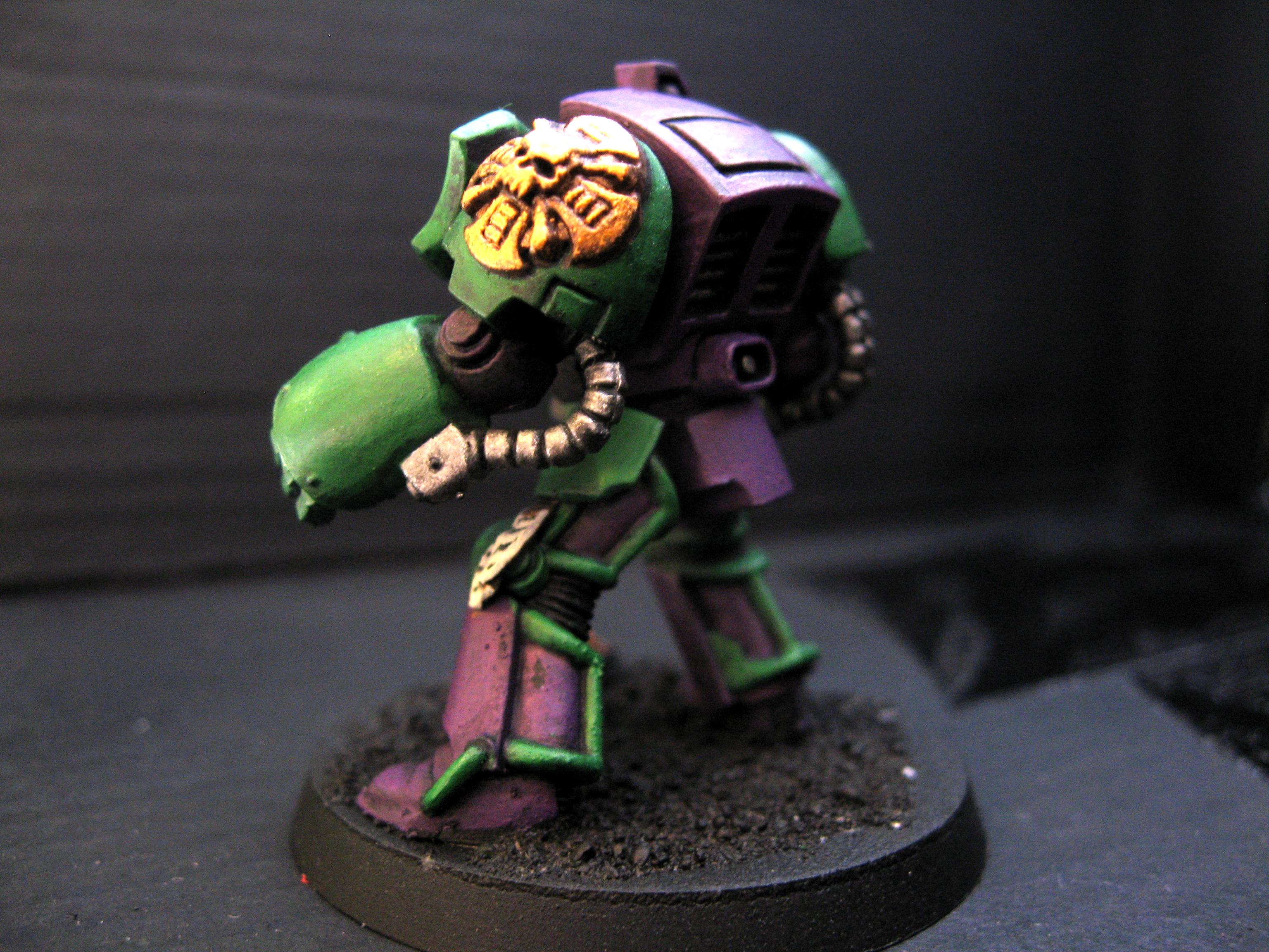 Chapter, Custom Chapter, Green, Liche, Liche Marines, Purple, Space, Space Marines, Termi, Terminator Armor, Warhammer 40,000
