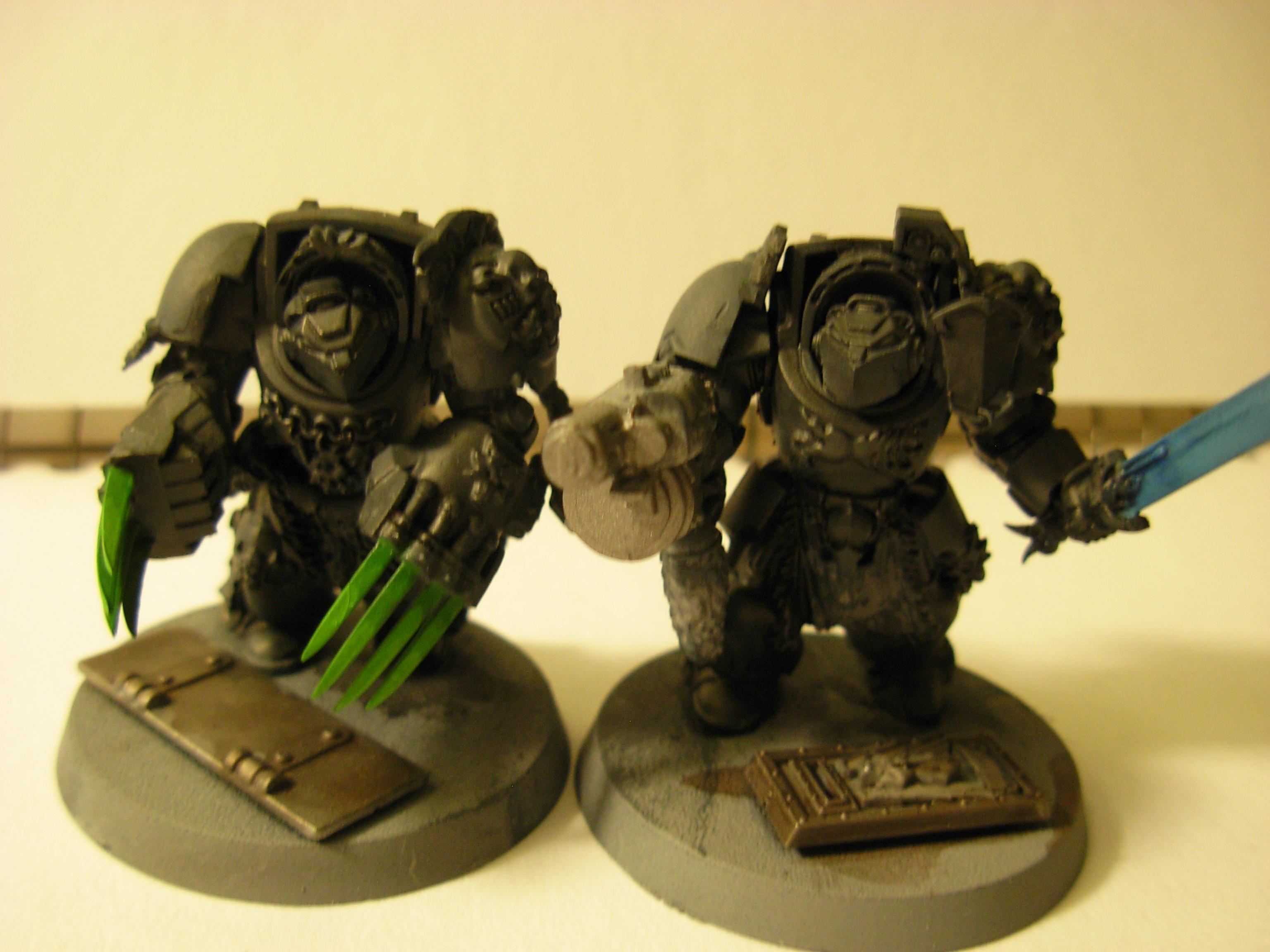 two pre heresy helmet Wolf guard