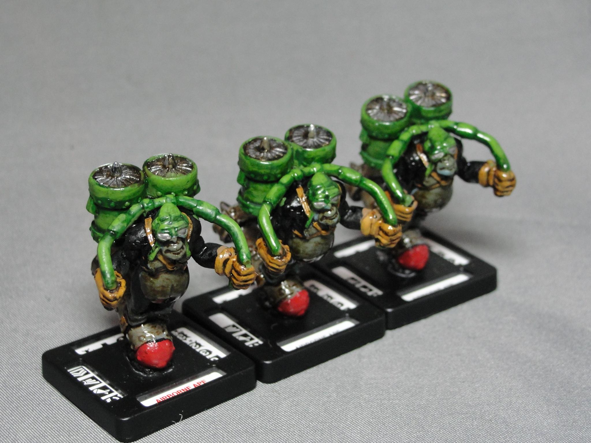 Monsterpocalypse, Empire of the Apes, Radicals, Stealth Ape, Airborne Ape, Command Ape