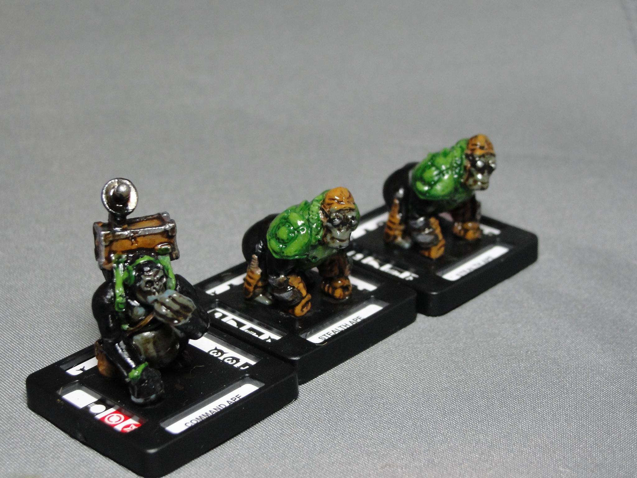 Monsterpocalypse, Empire of the Apes, Radicals, Stealth Ape, Airborne Ape, Command Ape