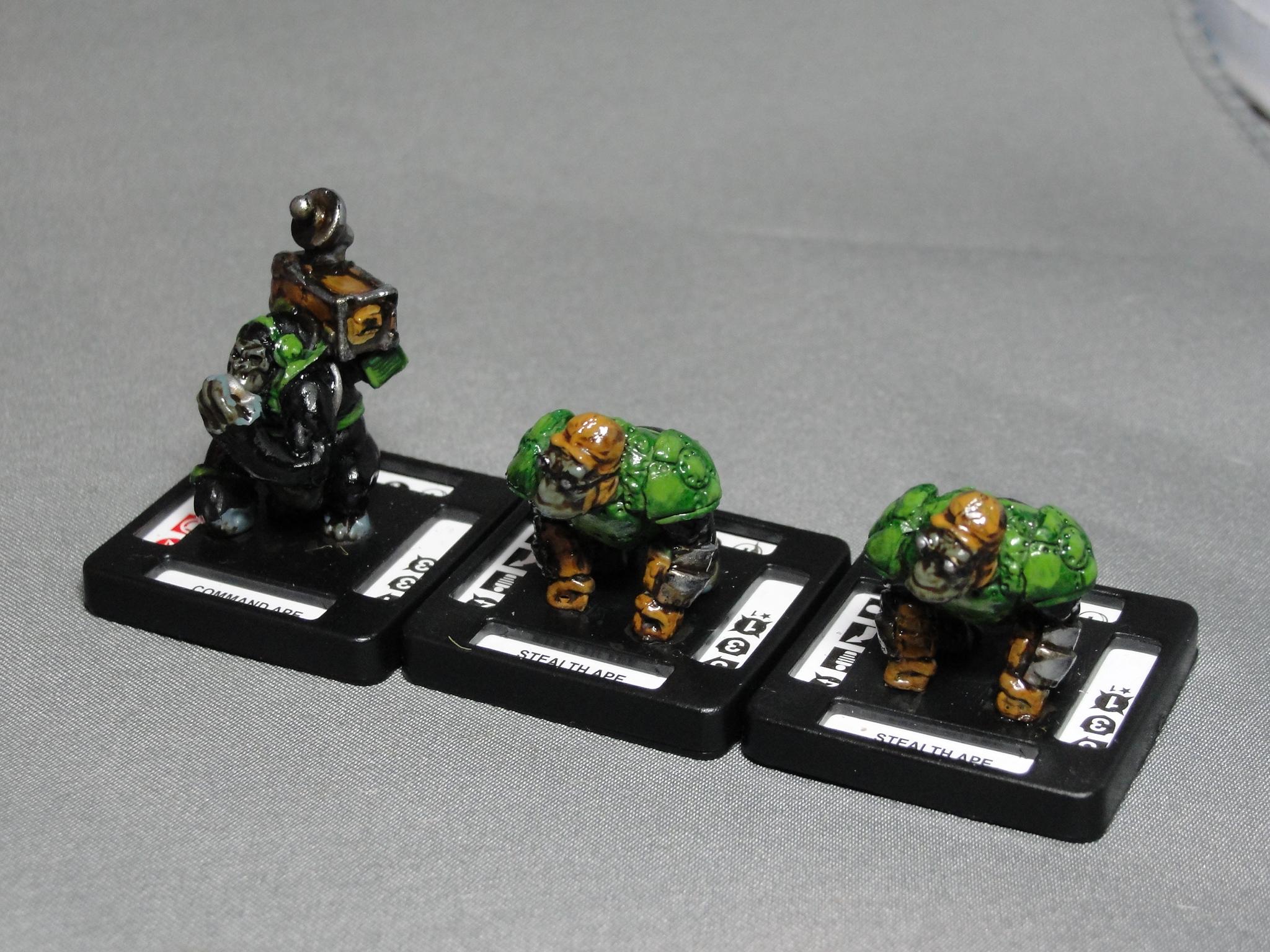 Monsterpocalypse, Empire of the Apes, Radicals, Stealth Ape, Airborne Ape, Command Ape