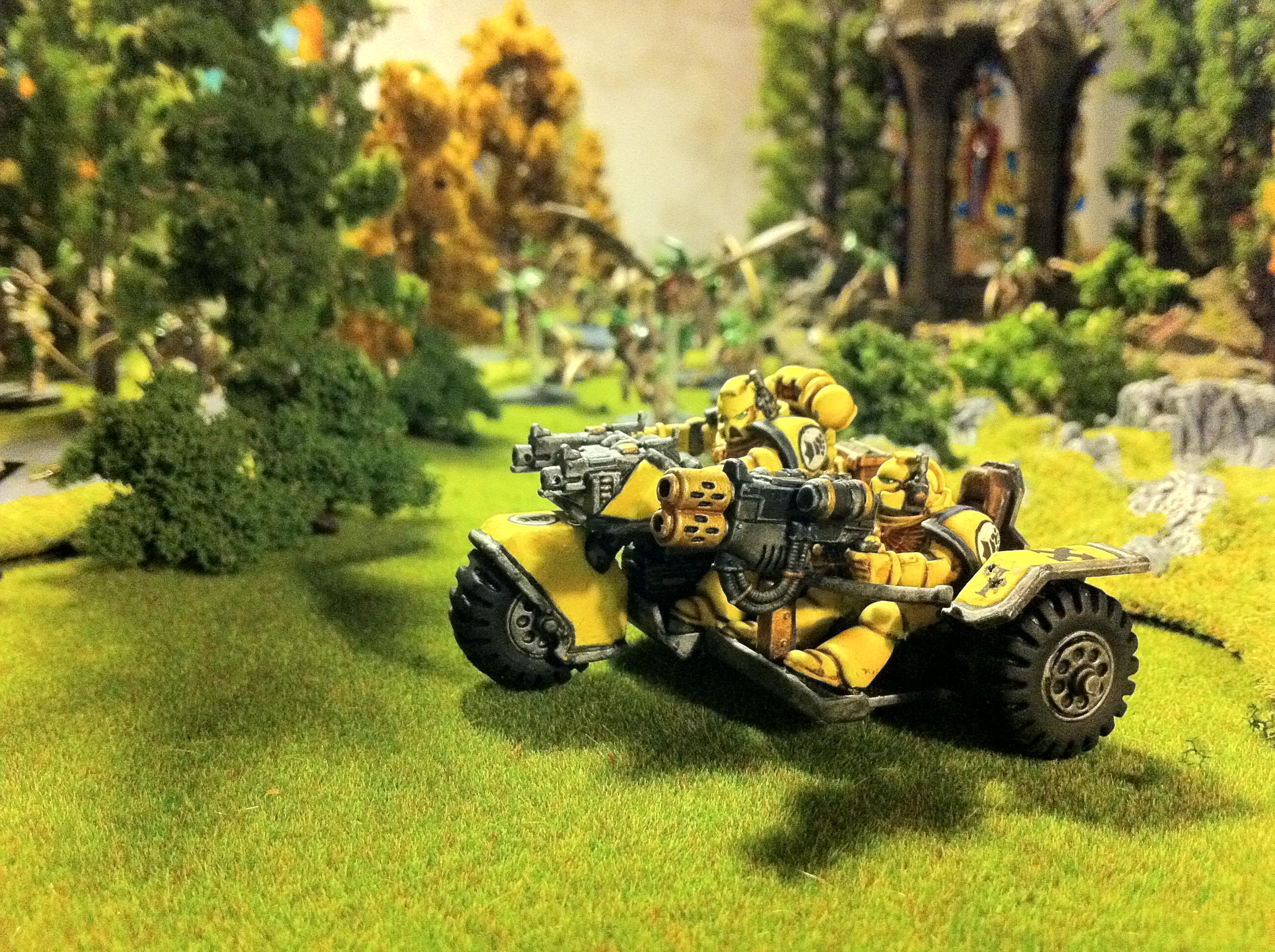 Attack, Bike, Fists, Imperial, Space, Space Marines, Wagner