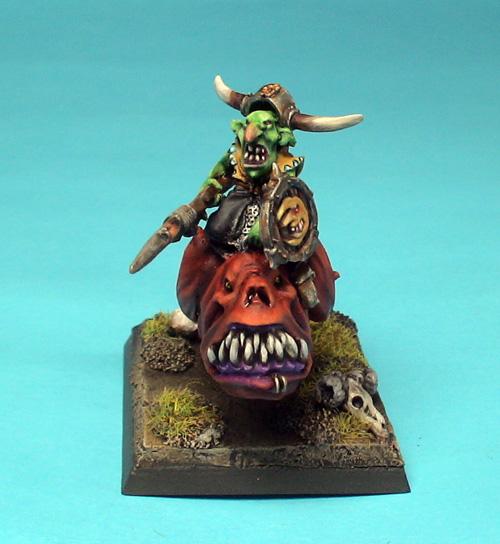 Night Goblin Boss On The Great Squig
