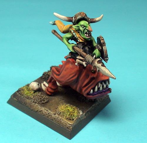 Boss, Goblins, Great, Night, Night Goblin Boss On The Great Squig, Squigs