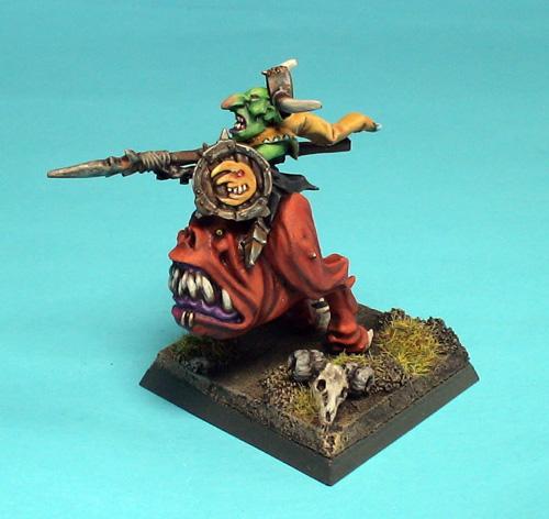 Night Goblin Boss On The Great Squig
